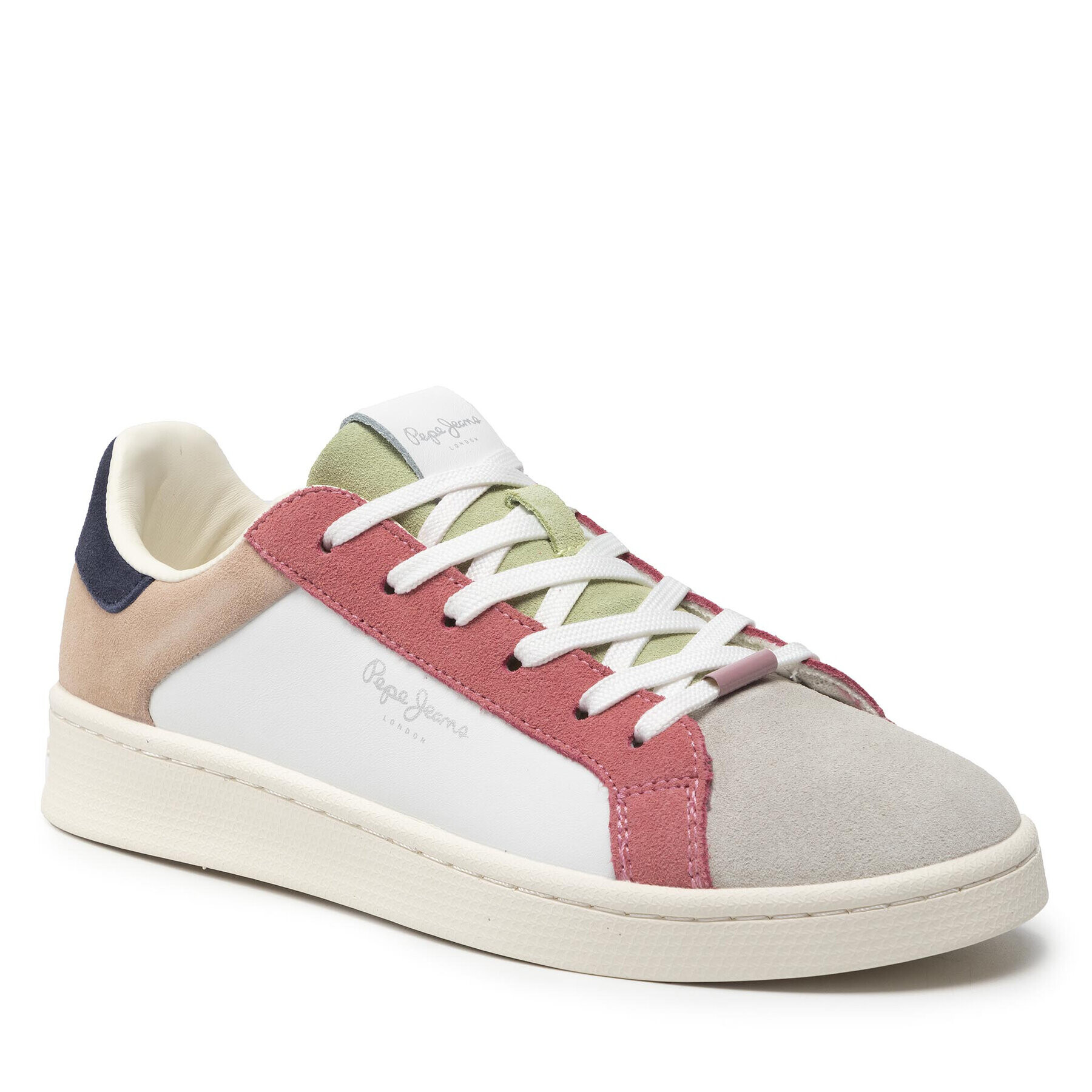 Pepe Jeans Sneakersy Milton Basic PLS31304 Bílá - Pepit.cz