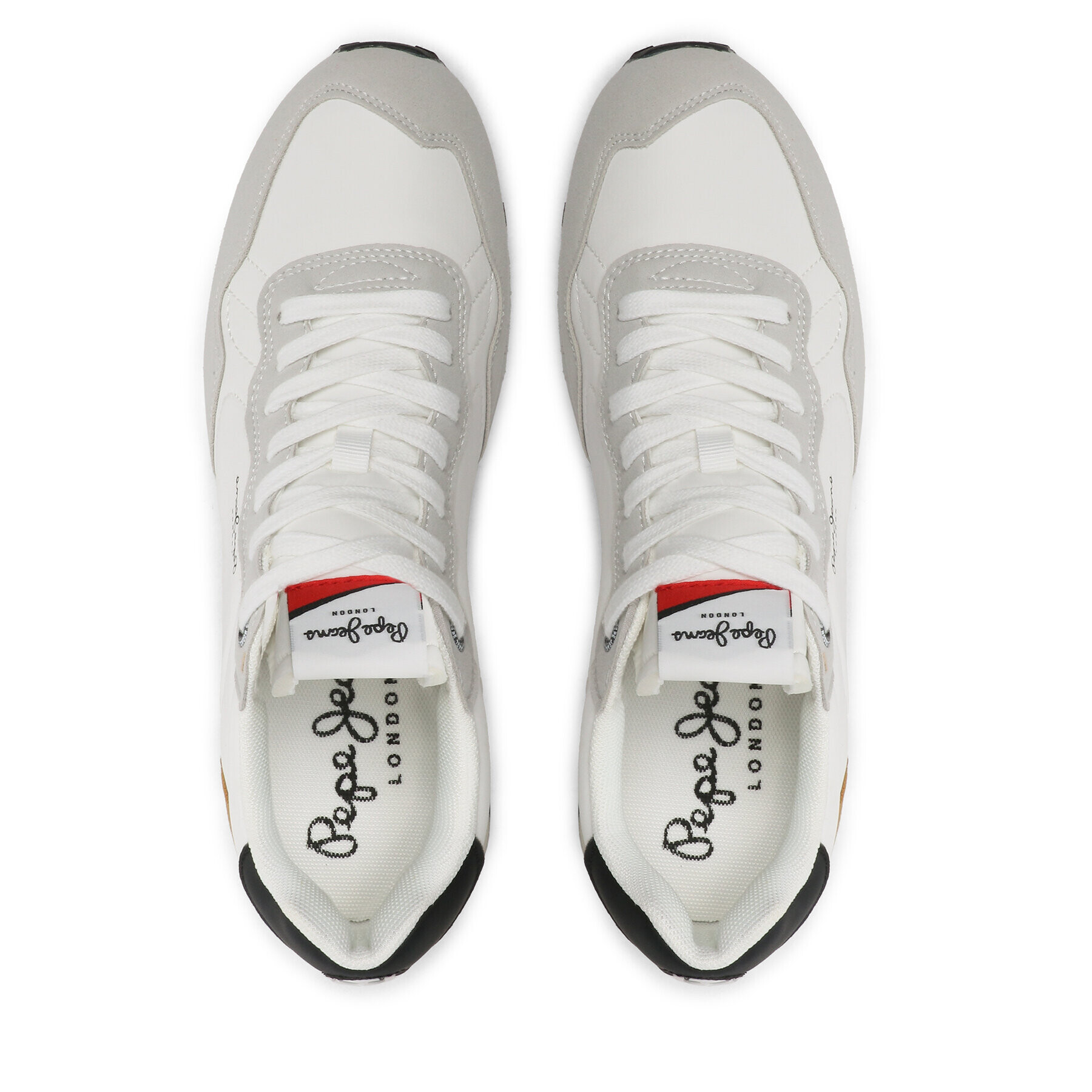 Pepe Jeans Sneakersy Natch Male PMS30945 Bílá - Pepit.cz