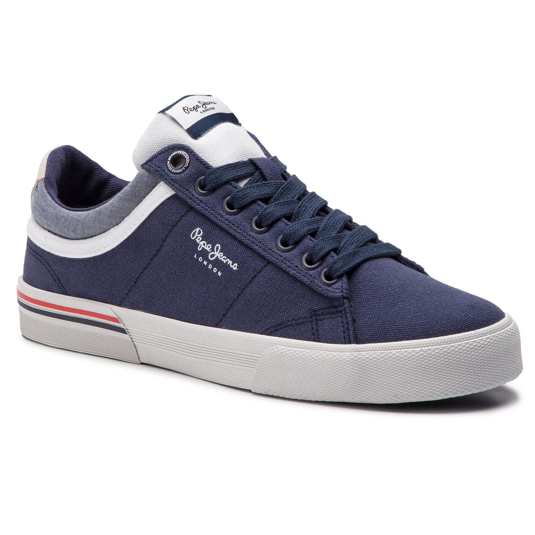 Pepe Jeans Sneakersy North Court PMS30530 Tmavomodrá - Pepit.cz