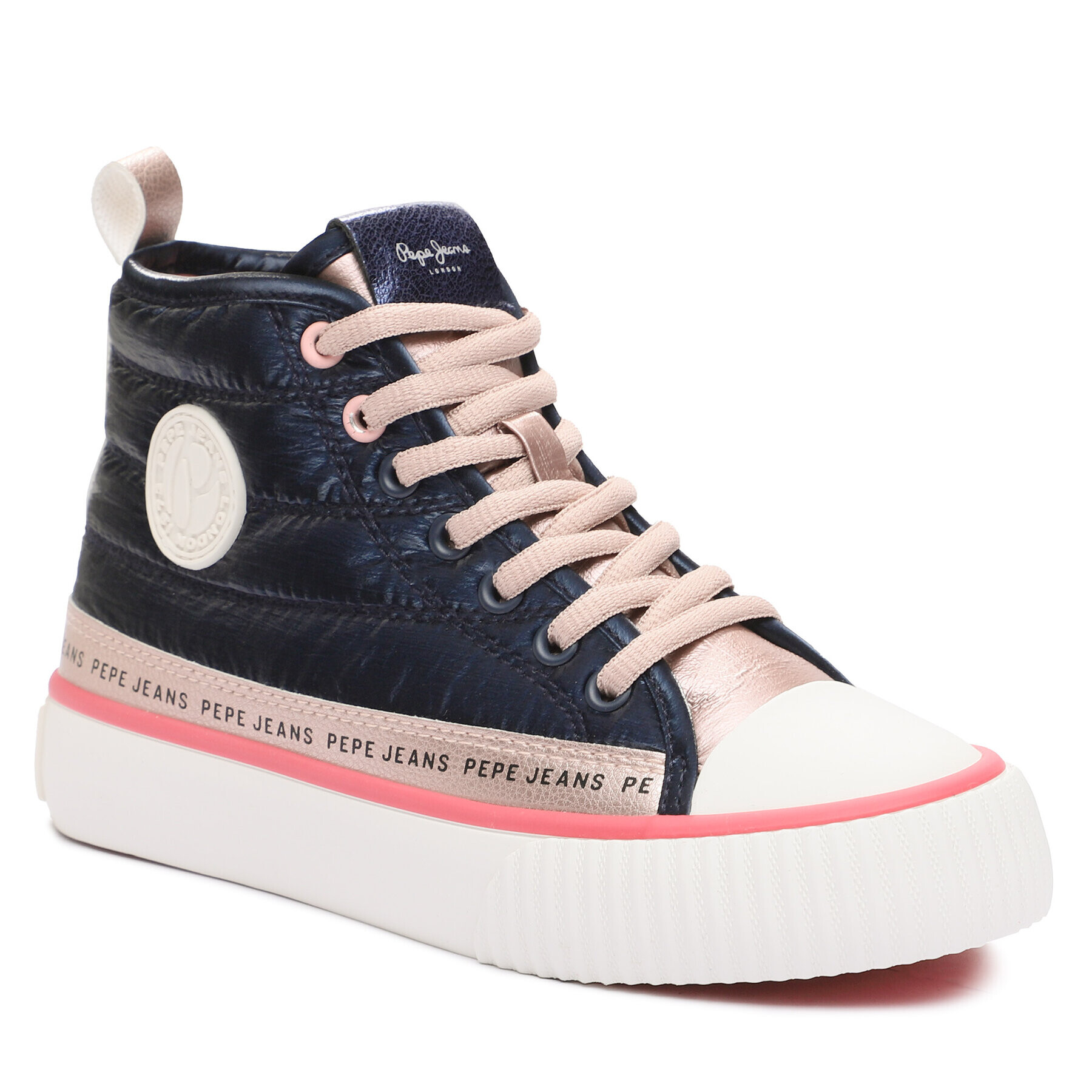 Pepe Jeans Sneakersy PGS30596 Tmavomodrá - Pepit.cz