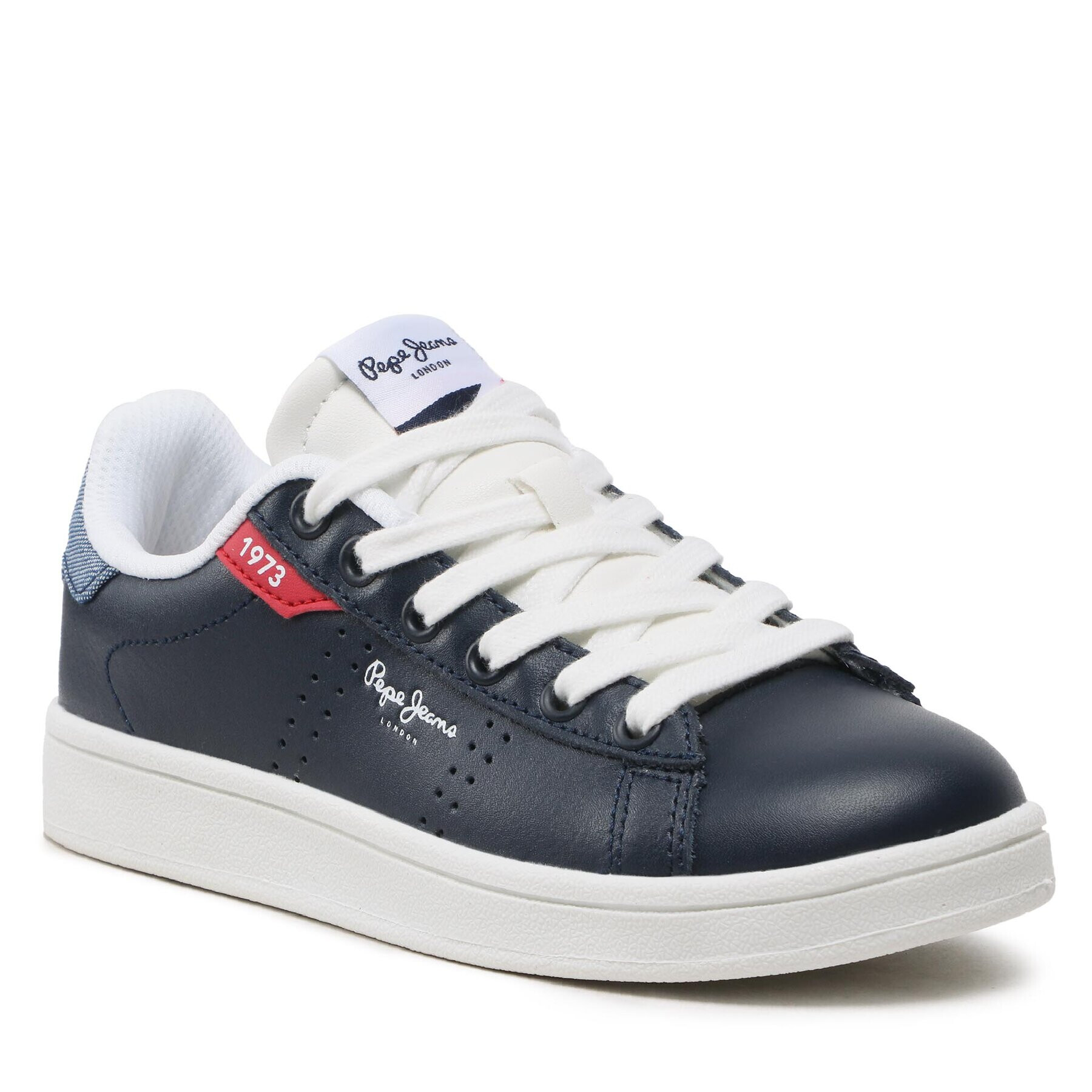 Pepe Jeans Sneakersy Player Basic B Jeans PBS30545 Tmavomodrá - Pepit.cz