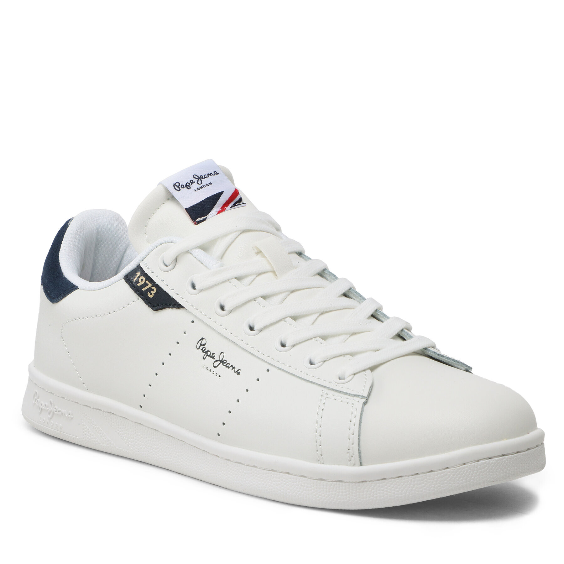 Pepe Jeans Sneakersy Player Basic PMS30902 Bílá - Pepit.cz