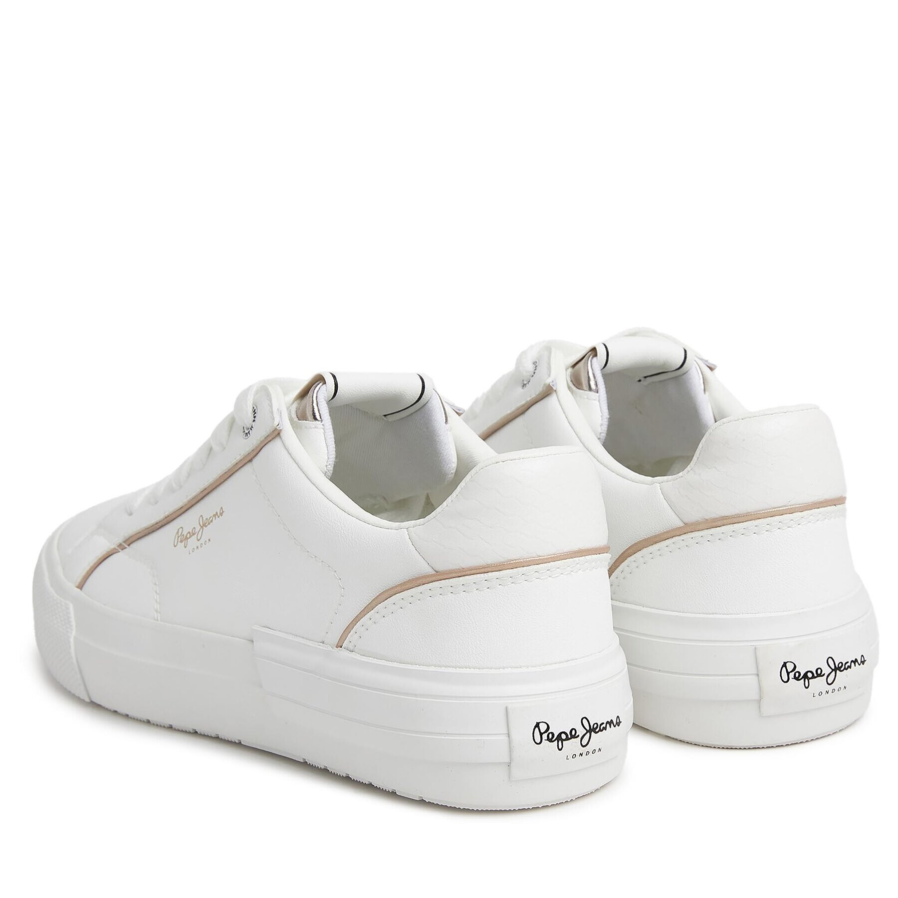 Pepe Jeans Sneakersy PLS31542 Bílá - Pepit.cz