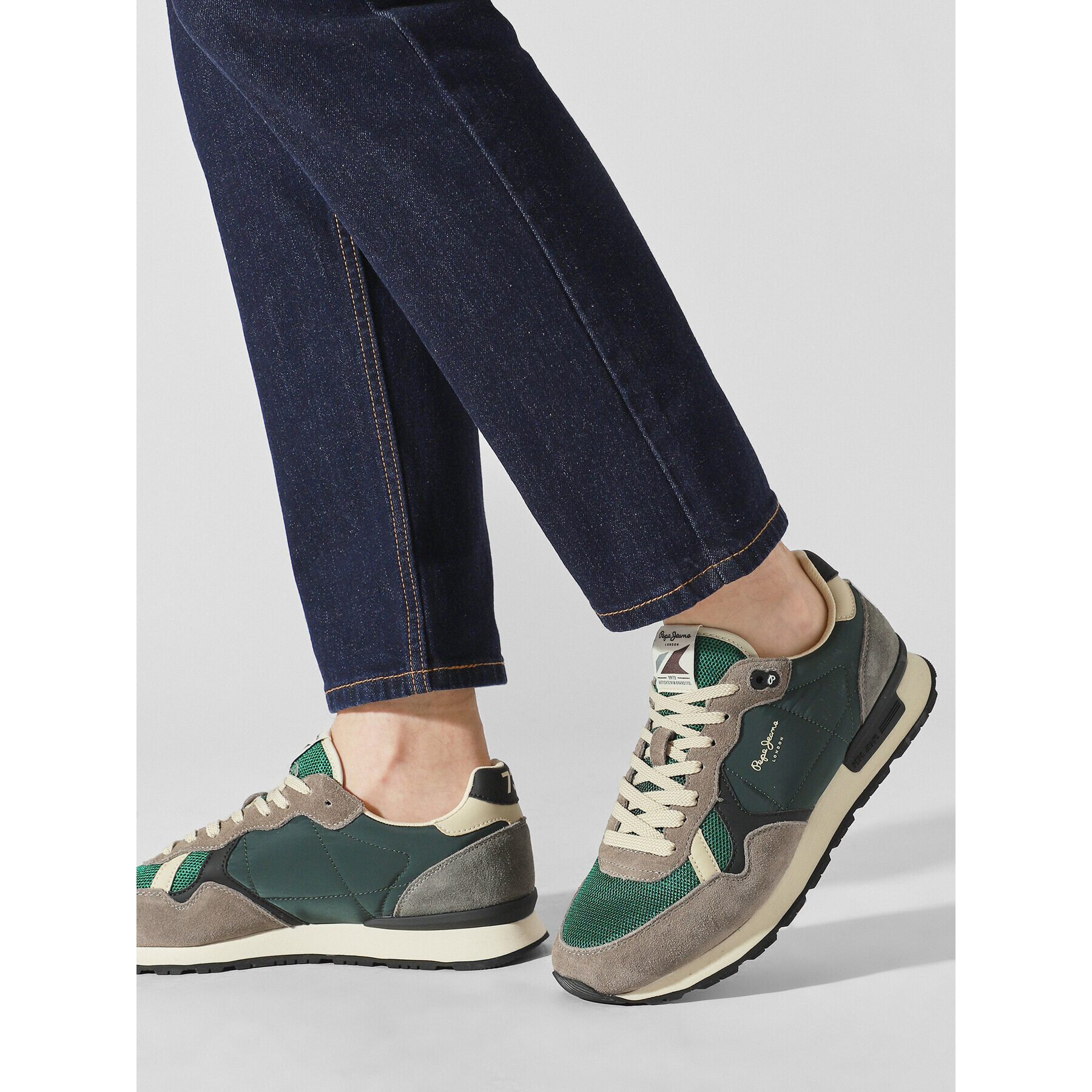 Pepe Jeans Sneakersy PMS30983 Zelená - Pepit.cz