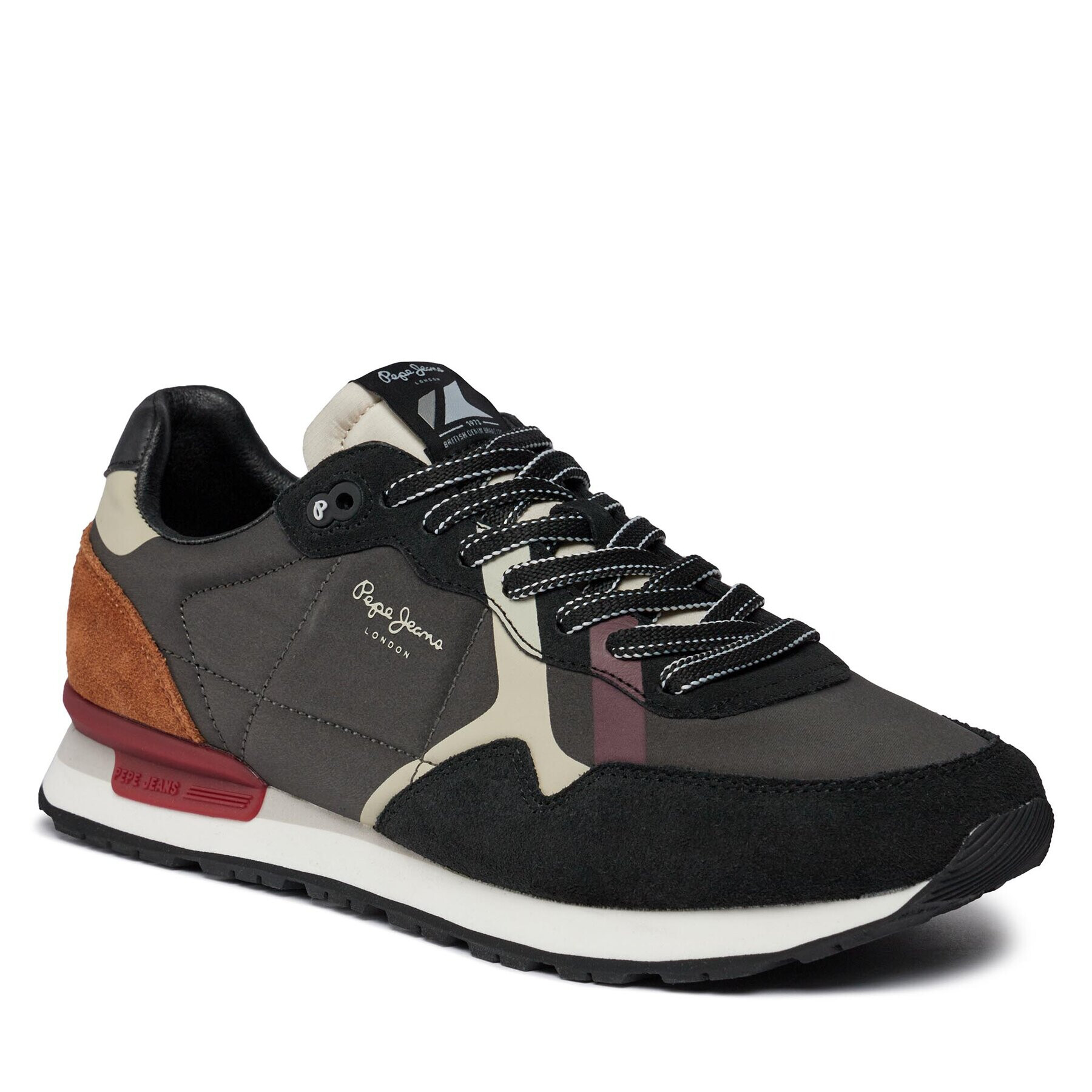 Pepe Jeans Sneakersy PMS30984 Černá - Pepit.cz