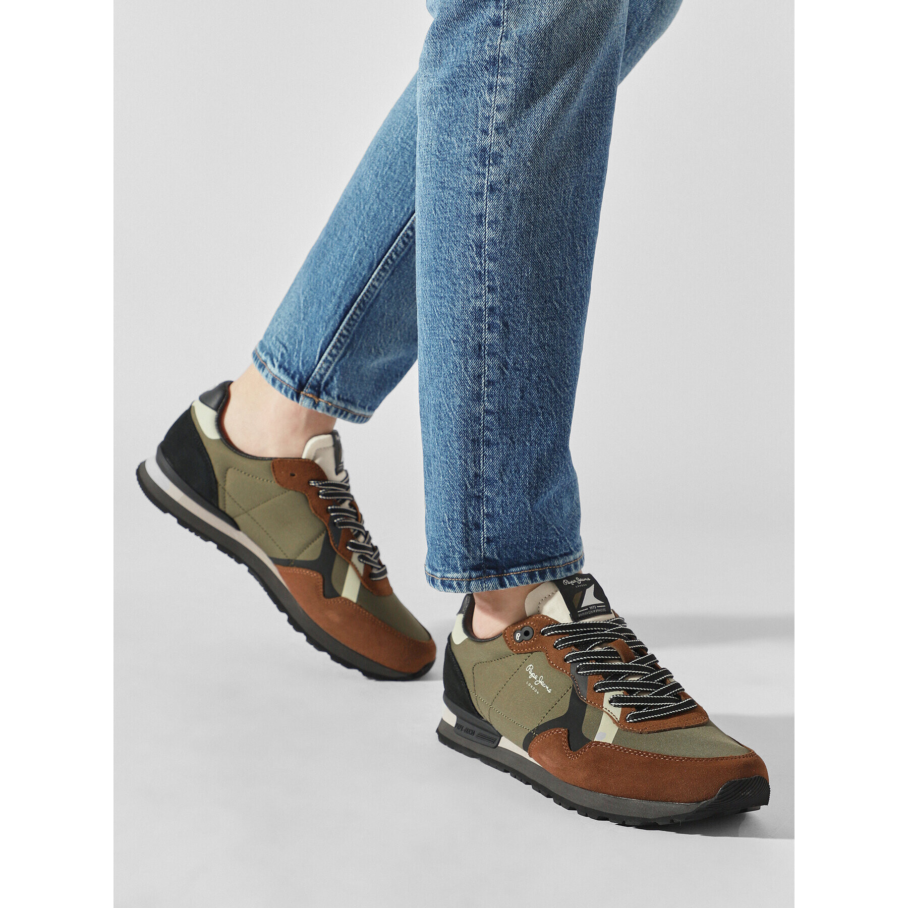 Pepe Jeans Sneakersy PMS30984 Hnědá - Pepit.cz