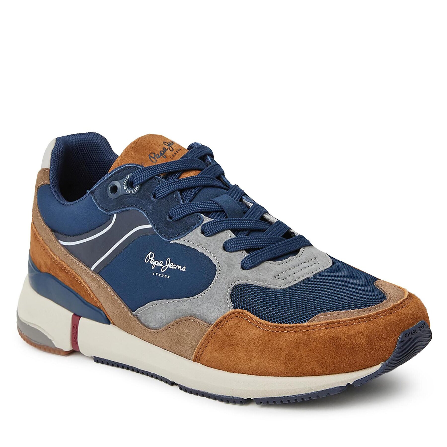 Pepe Jeans Sneakersy PMS30988 Hnědá - Pepit.cz