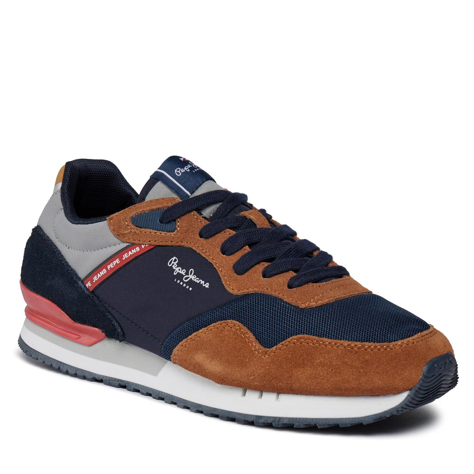 Pepe Jeans Sneakersy PMS30992 Hnědá - Pepit.cz