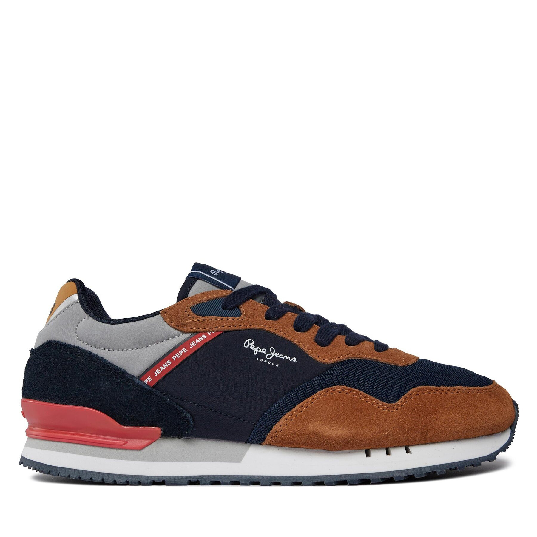 Pepe Jeans Sneakersy PMS30992 Hnědá - Pepit.cz