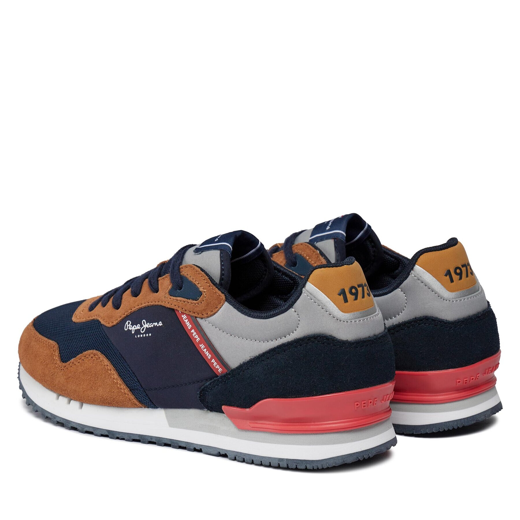 Pepe Jeans Sneakersy PMS30992 Hnědá - Pepit.cz