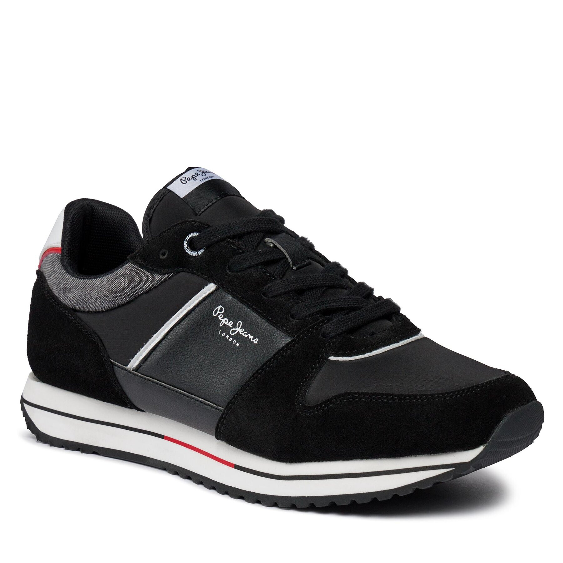 Pepe Jeans Sneakersy PMS30995 Černá - Pepit.cz