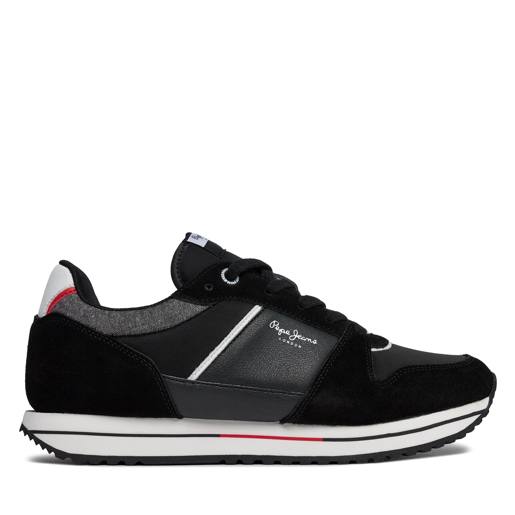 Pepe Jeans Sneakersy PMS30995 Černá - Pepit.cz