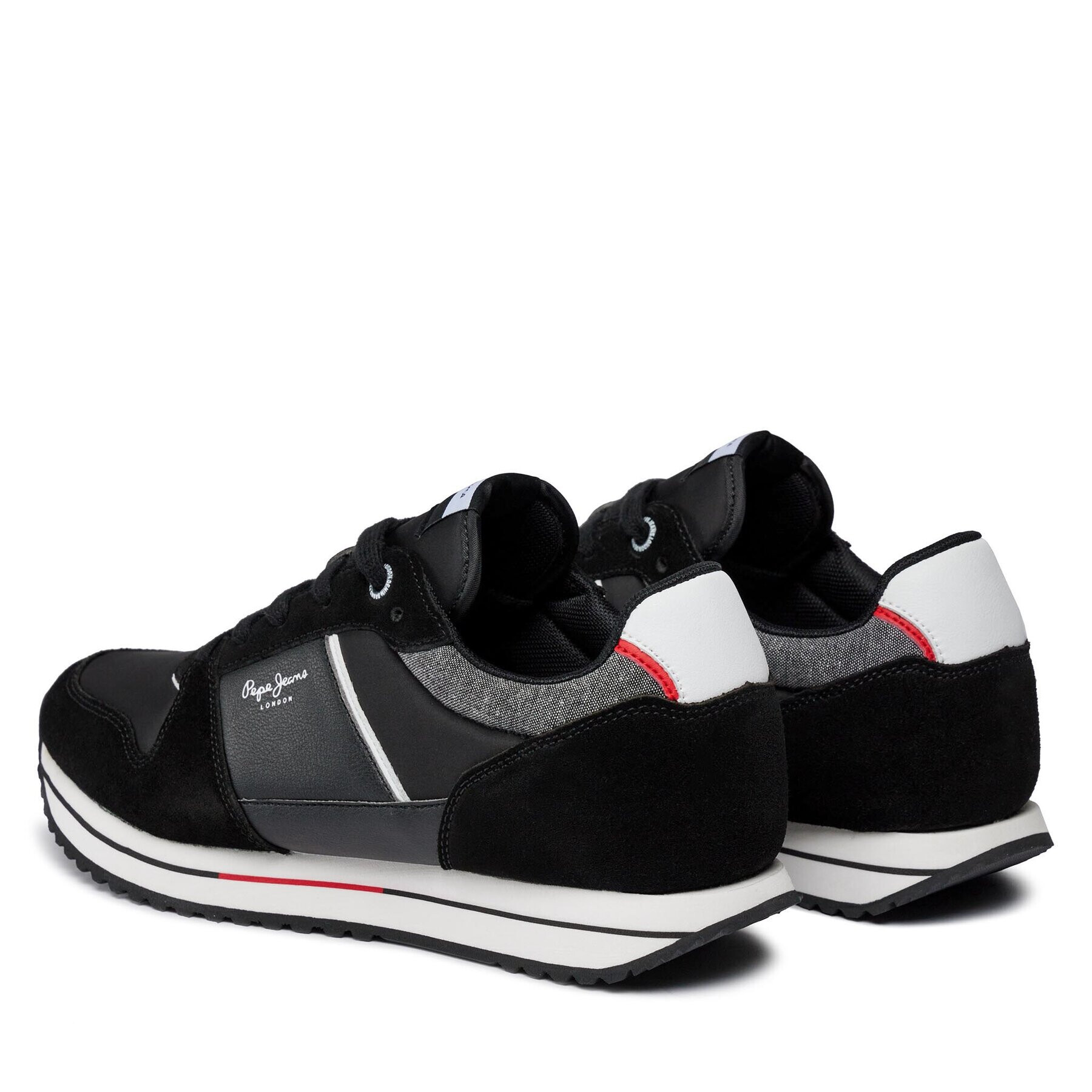 Pepe Jeans Sneakersy PMS30995 Černá - Pepit.cz