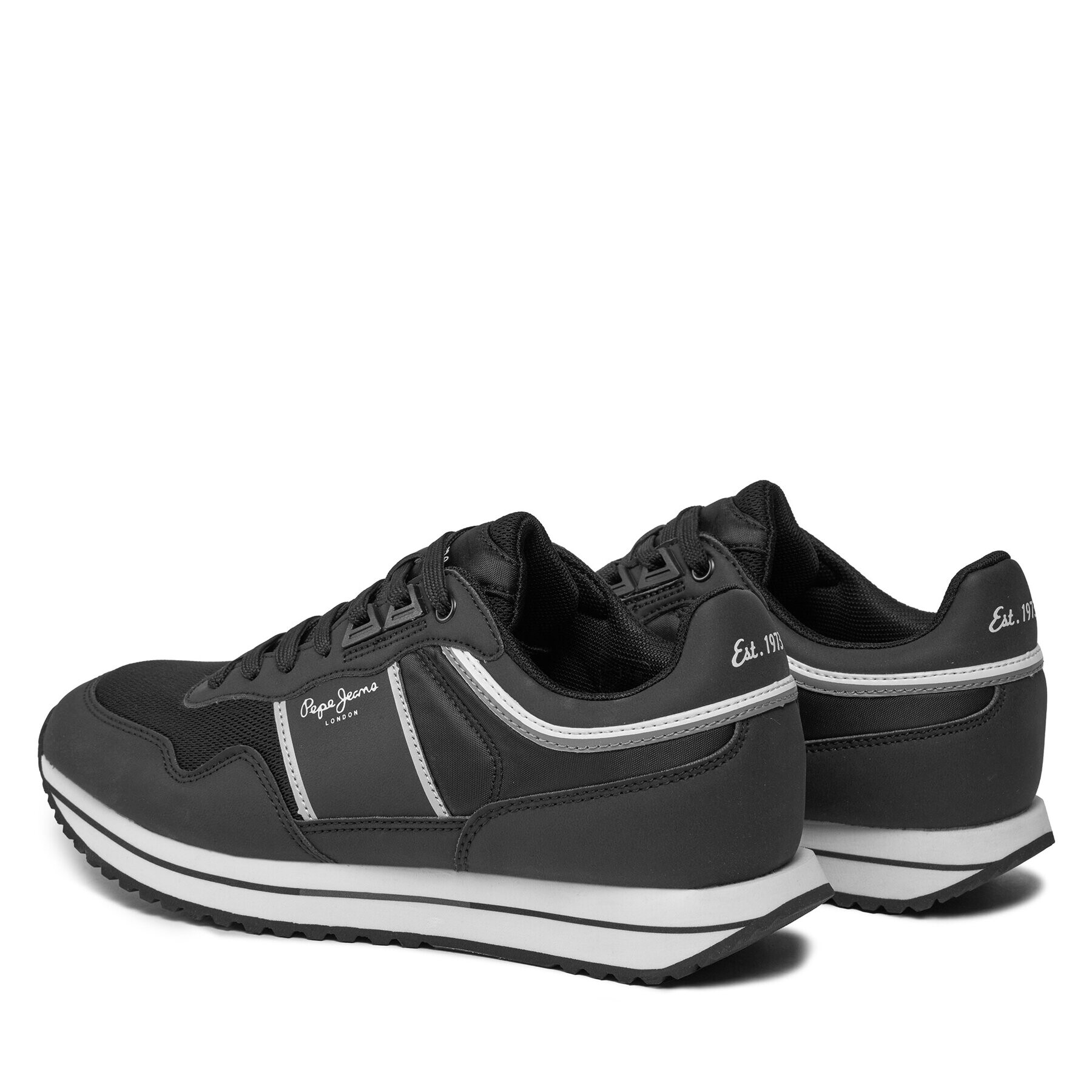 Pepe Jeans Sneakersy PMS30996 Černá - Pepit.cz