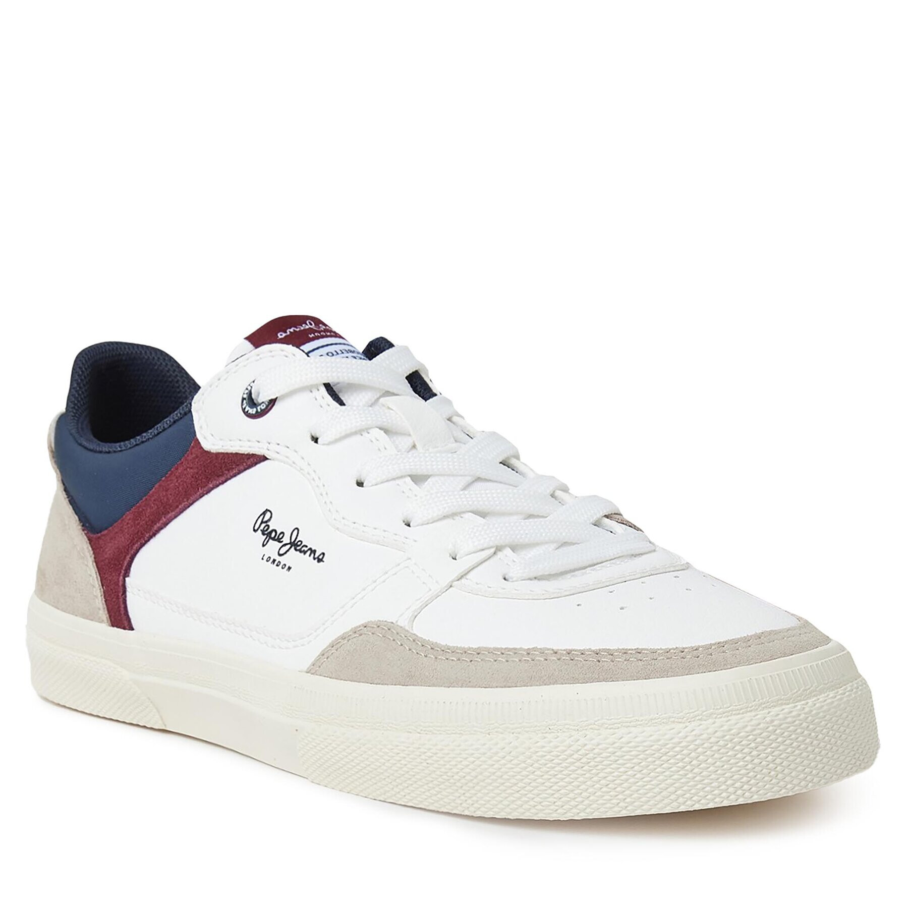 Pepe Jeans Sneakersy PMS31002 Bílá - Pepit.cz