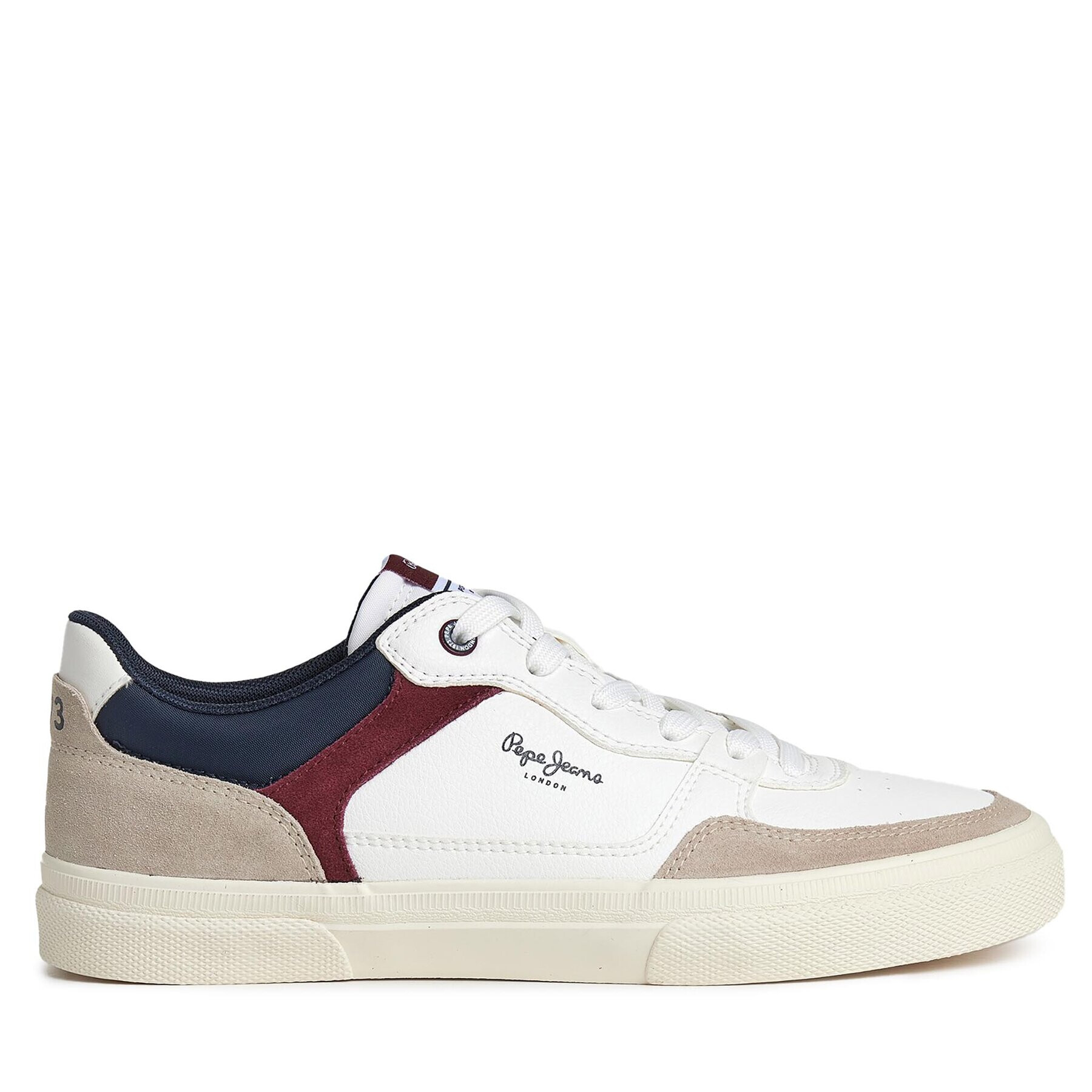 Pepe Jeans Sneakersy PMS31002 Bílá - Pepit.cz