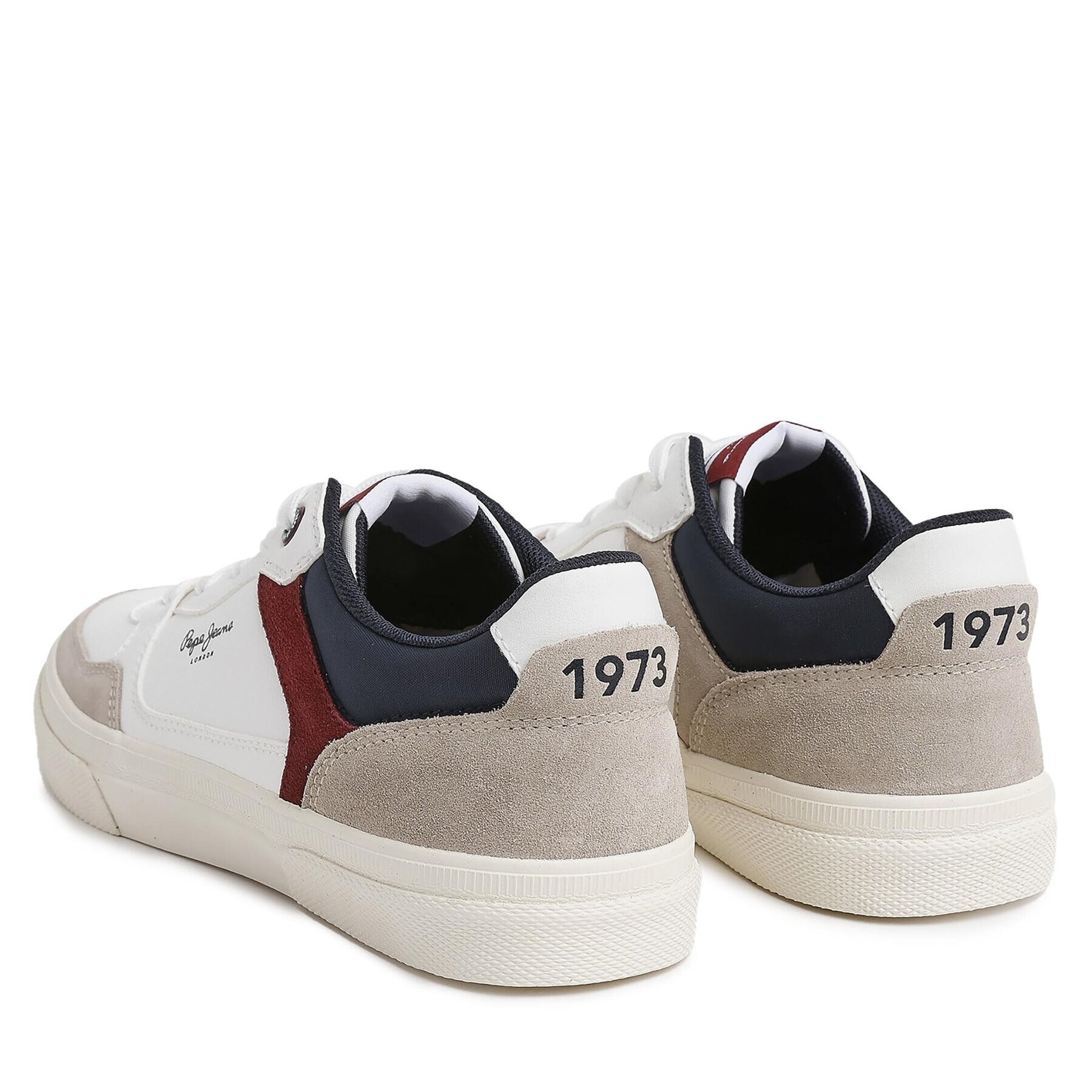 Pepe Jeans Sneakersy PMS31002 Bílá - Pepit.cz