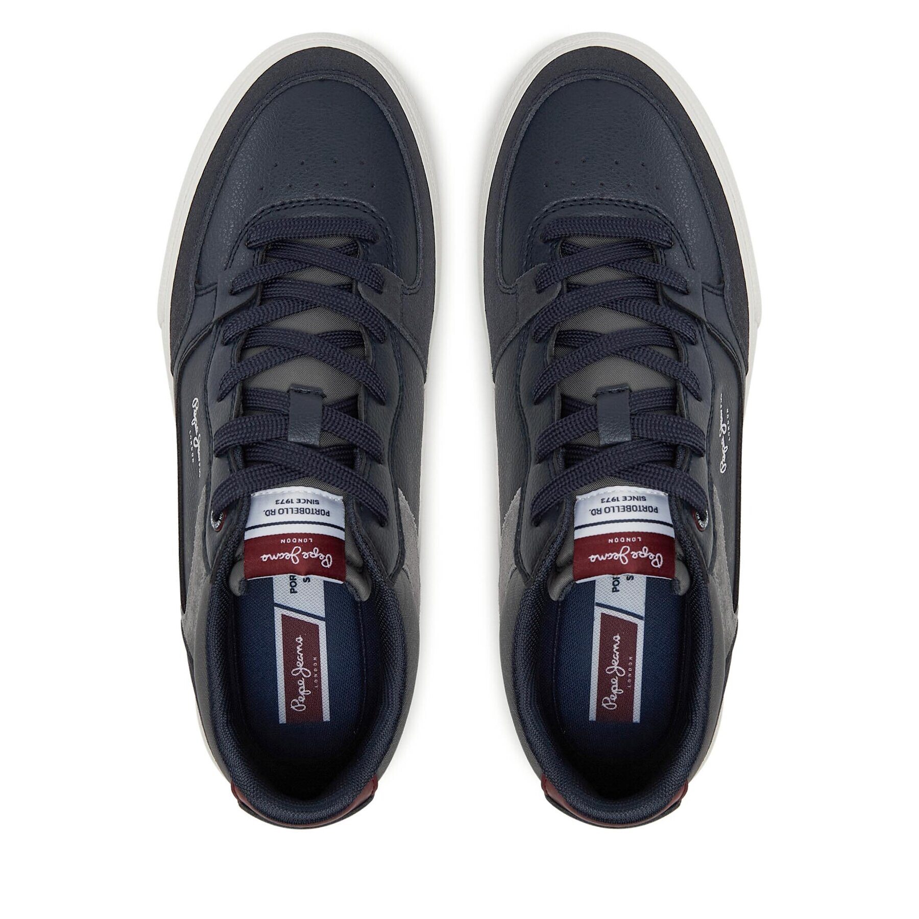 Pepe Jeans Sneakersy PMS31002 Tmavomodrá - Pepit.cz