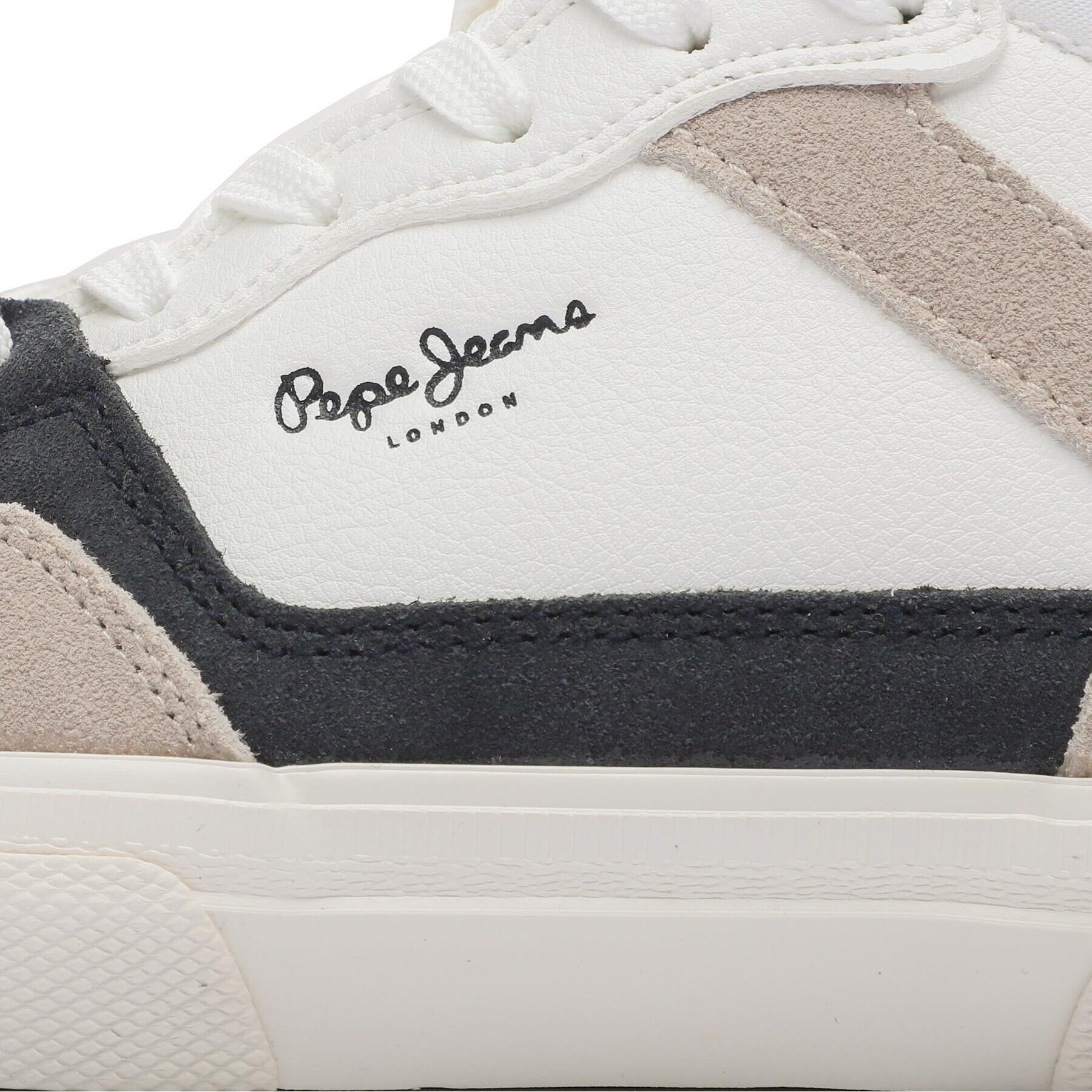 Pepe Jeans Sneakersy PMS31003 Bílá - Pepit.cz