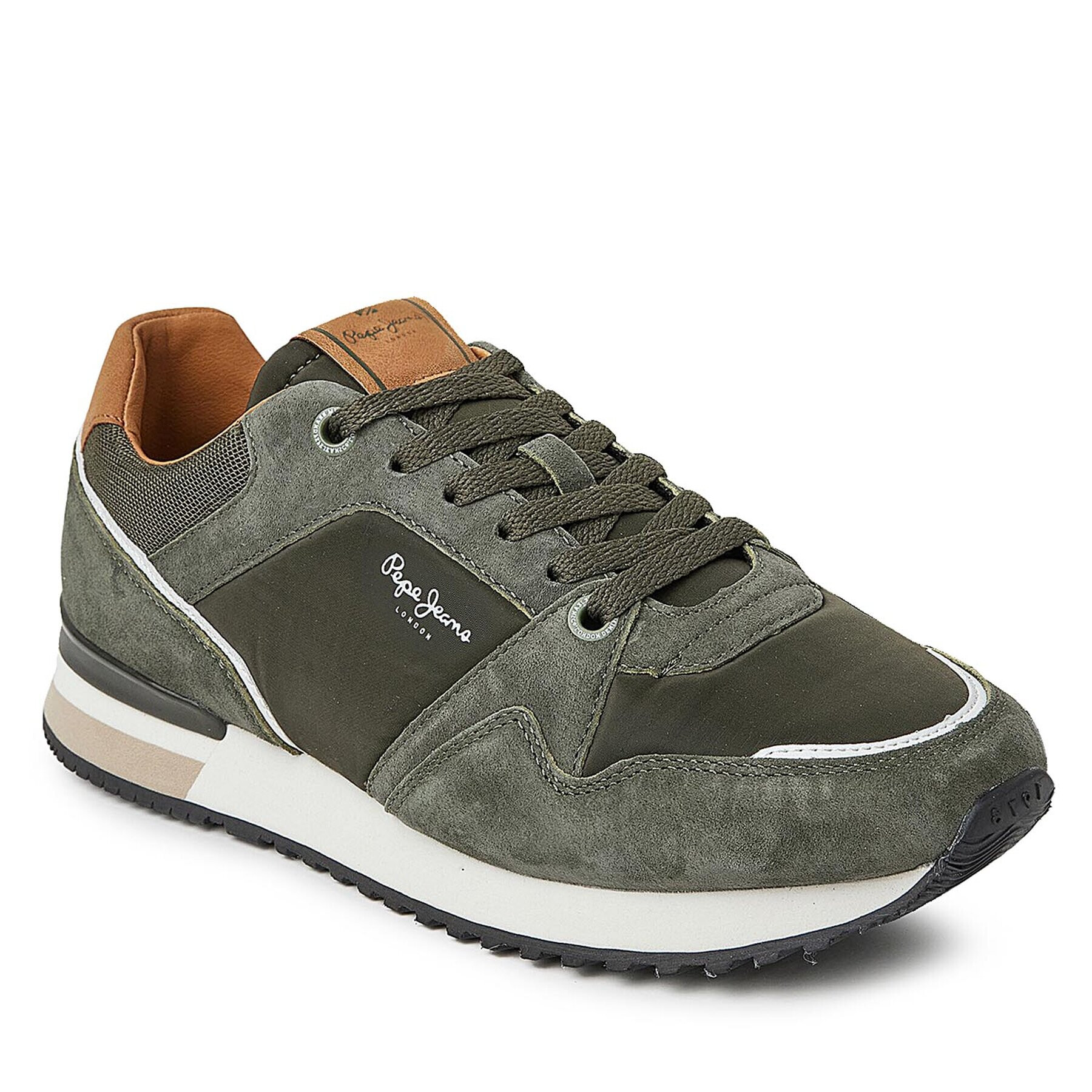 Pepe Jeans Sneakersy PMS31012 Zelená - Pepit.cz