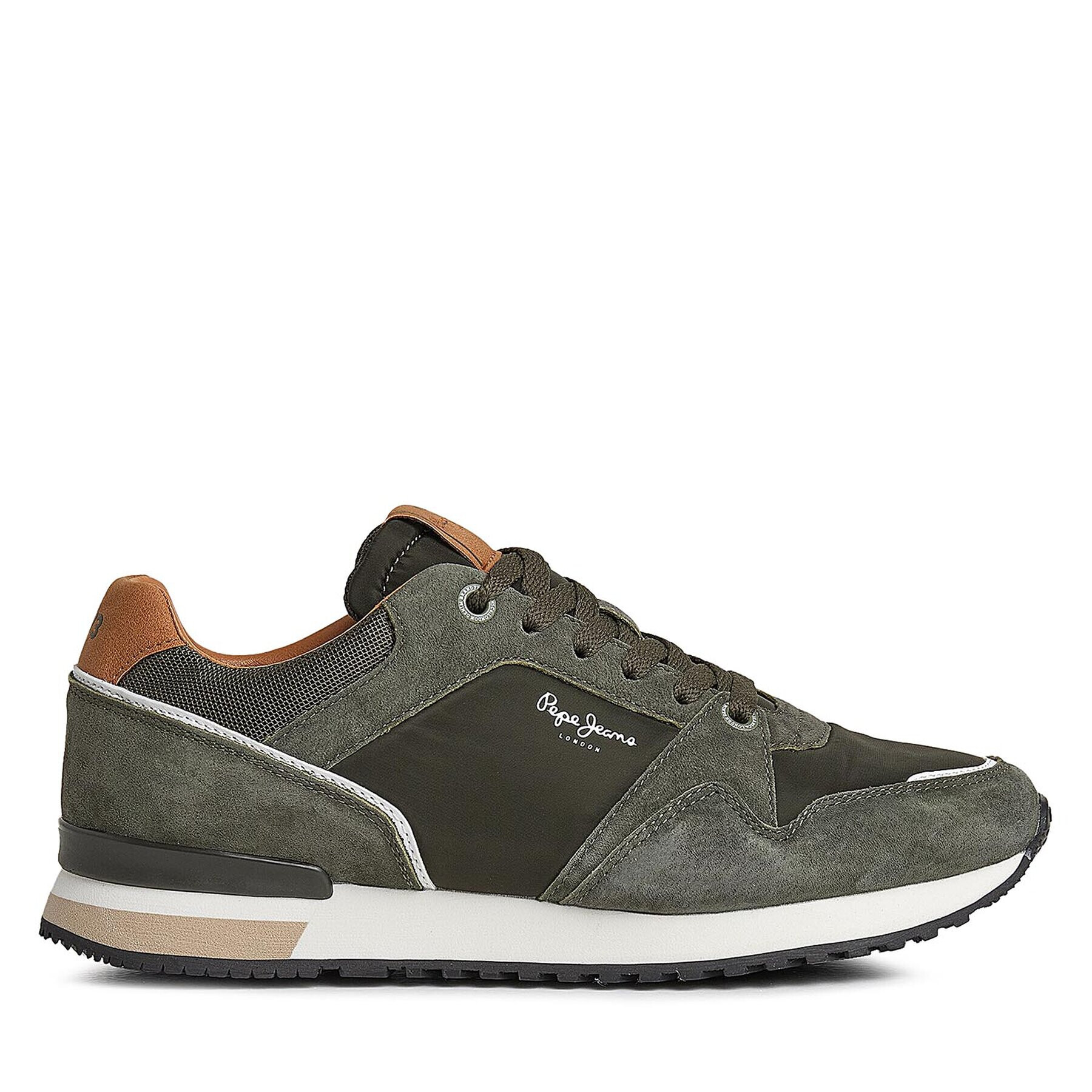 Pepe Jeans Sneakersy PMS31012 Zelená - Pepit.cz