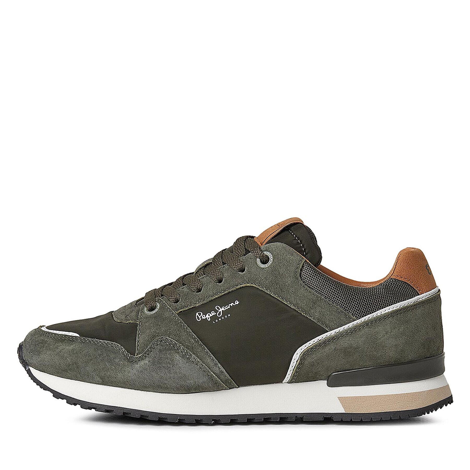 Pepe Jeans Sneakersy PMS31012 Zelená - Pepit.cz