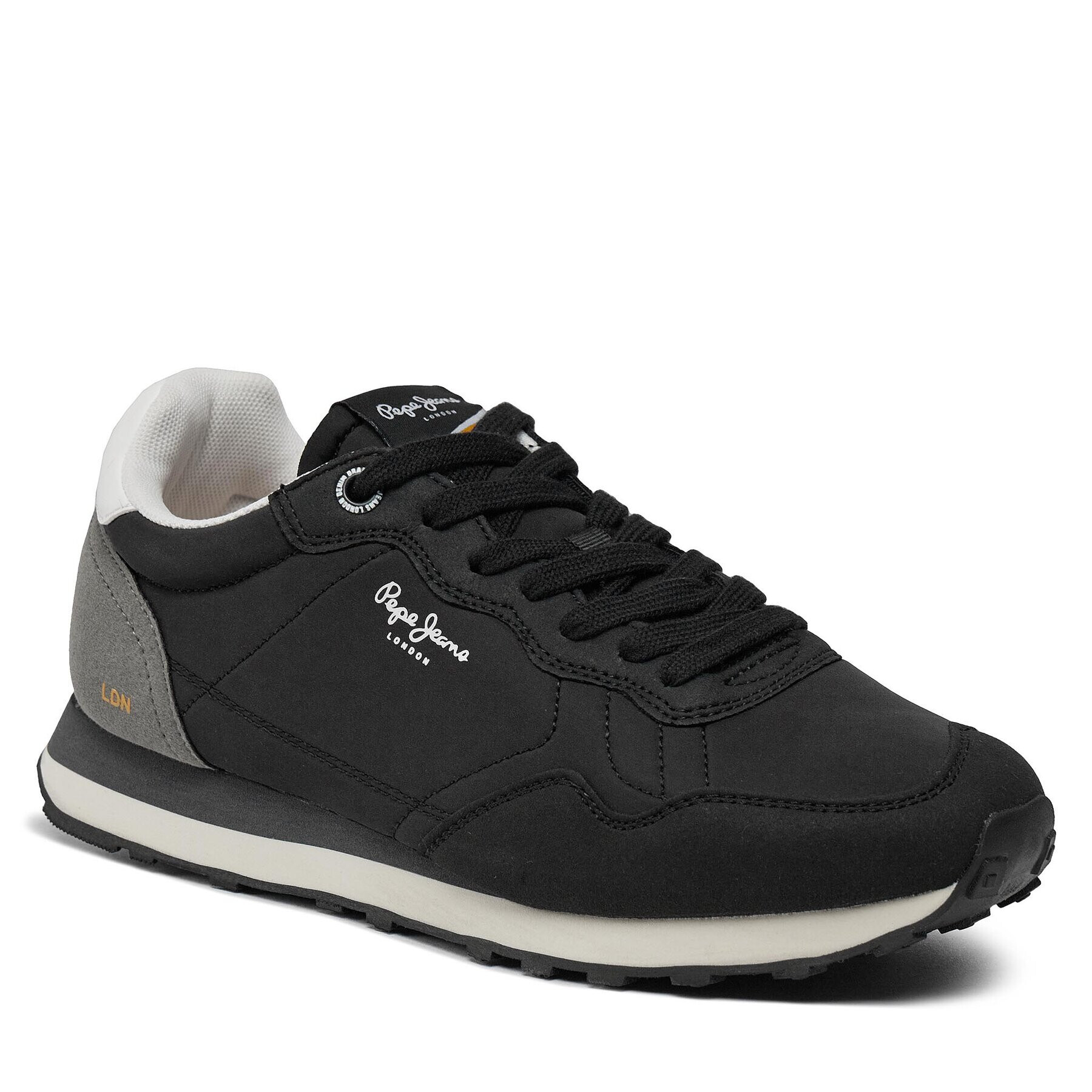 Pepe Jeans Sneakersy PMS31018 Černá - Pepit.cz