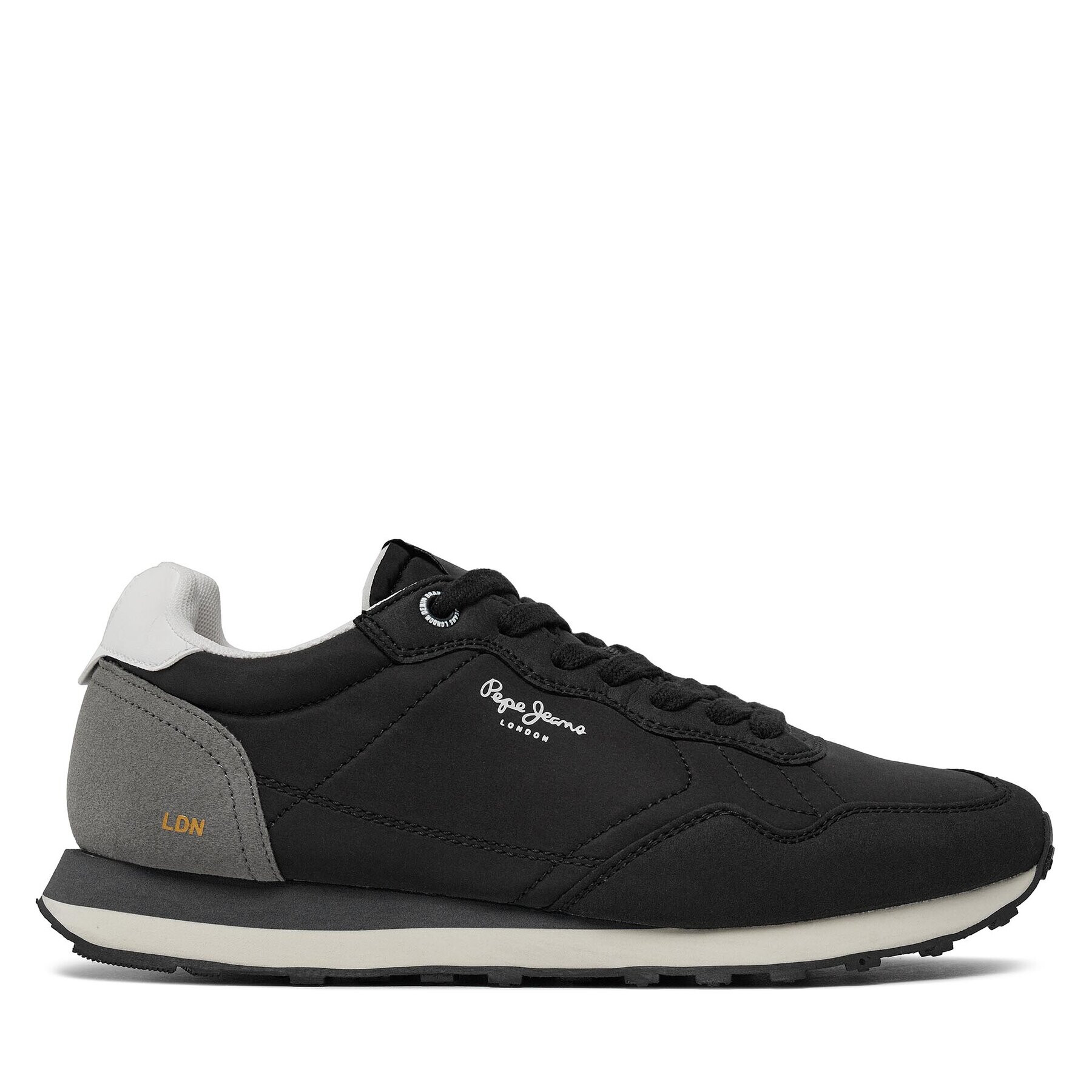 Pepe Jeans Sneakersy PMS31018 Černá - Pepit.cz