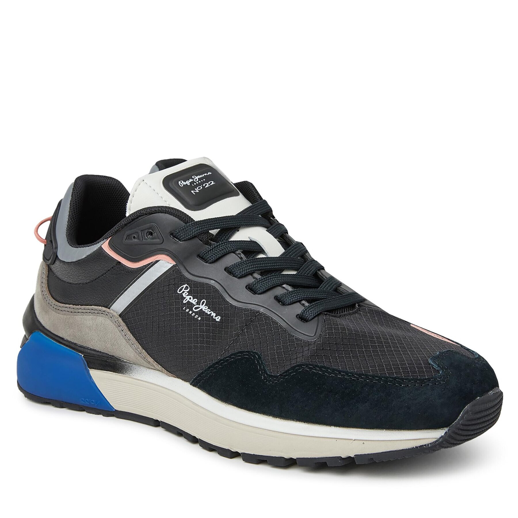 Pepe Jeans Sneakersy PMS31019 Černá - Pepit.cz