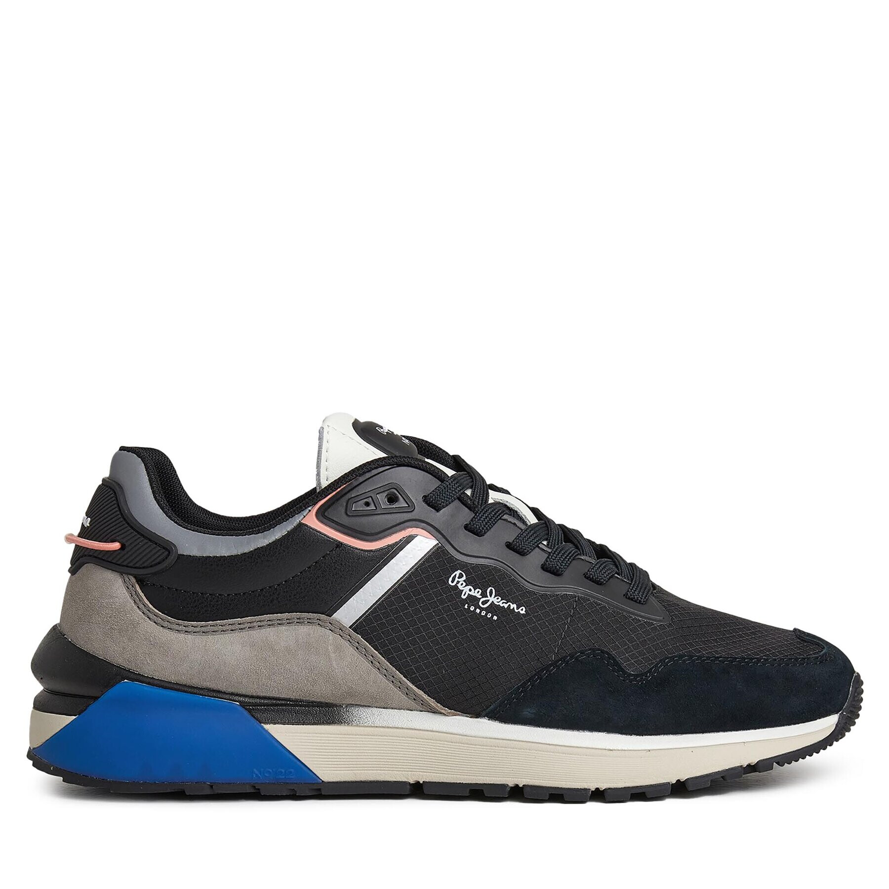 Pepe Jeans Sneakersy PMS31019 Černá - Pepit.cz