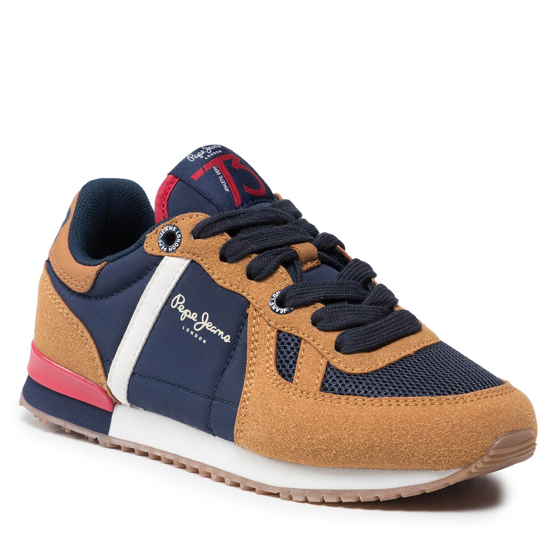 Pepe Jeans Sneakersy Sydney Combi Boy PBS30506 Tmavomodrá - Pepit.cz