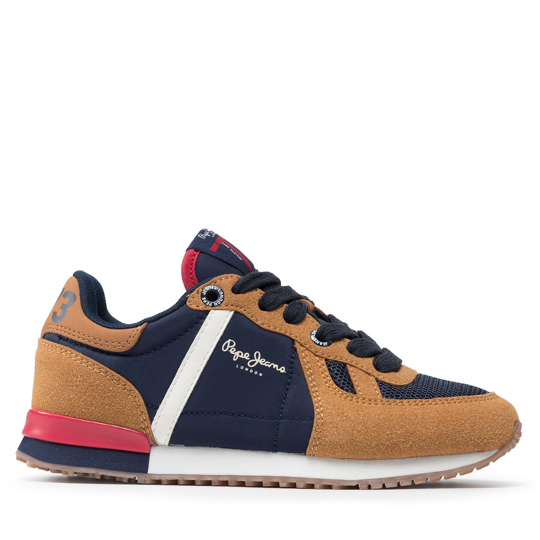 Pepe Jeans Sneakersy Sydney Combi Boy PBS30506 Tmavomodrá - Pepit.cz