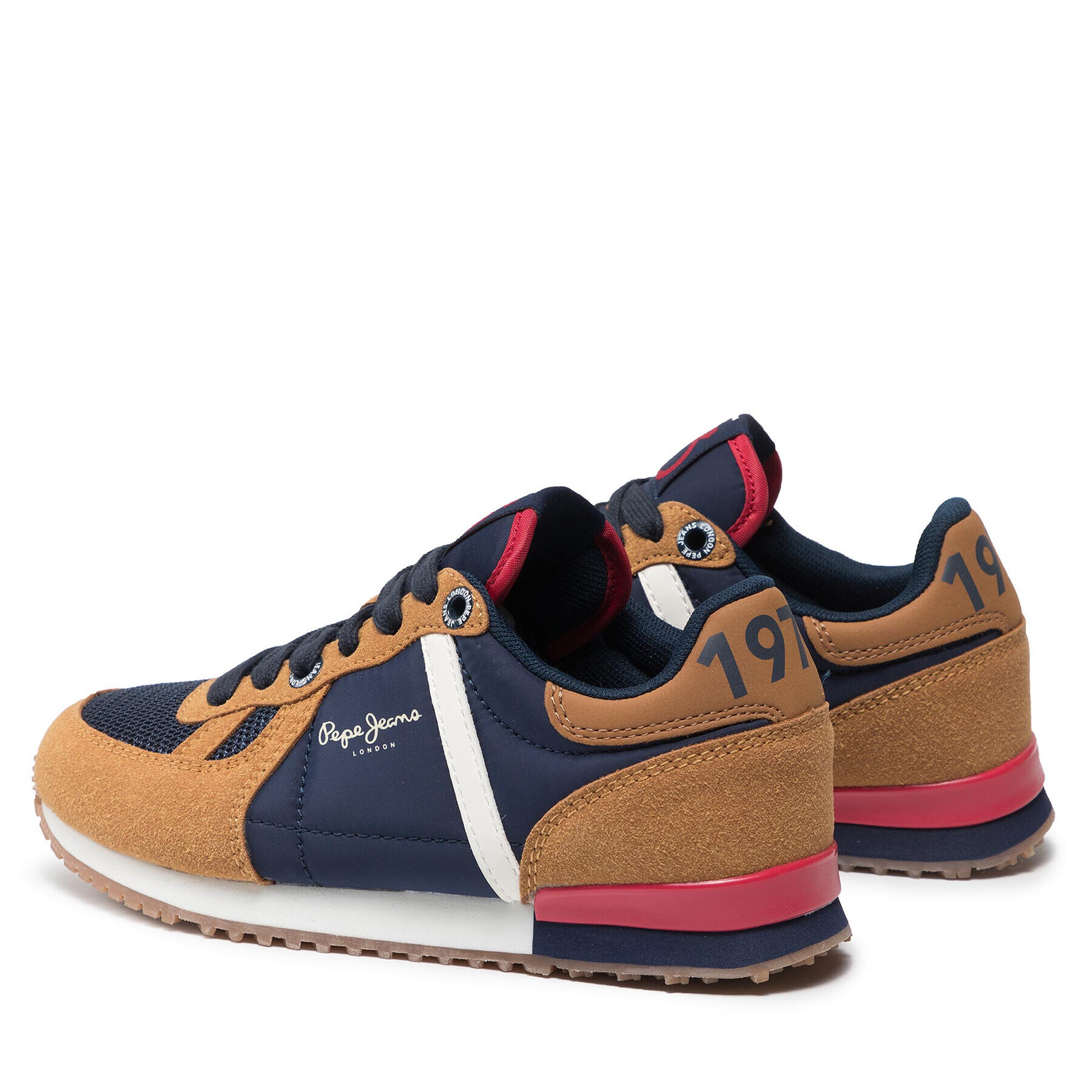 Pepe Jeans Sneakersy Sydney Combi Boy PBS30506 Tmavomodrá - Pepit.cz