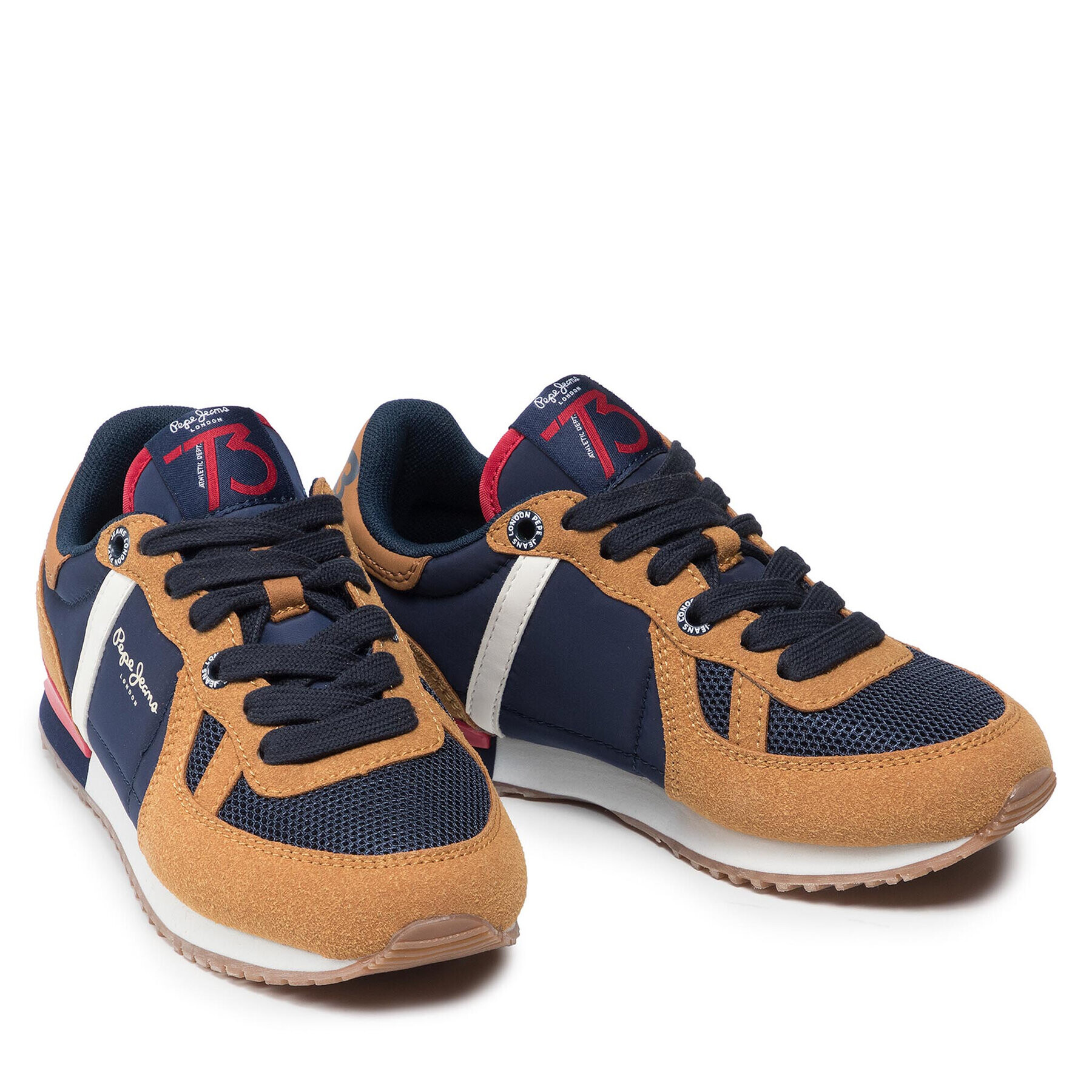 Pepe Jeans Sneakersy Sydney Combi Boy PBS30506 Tmavomodrá - Pepit.cz