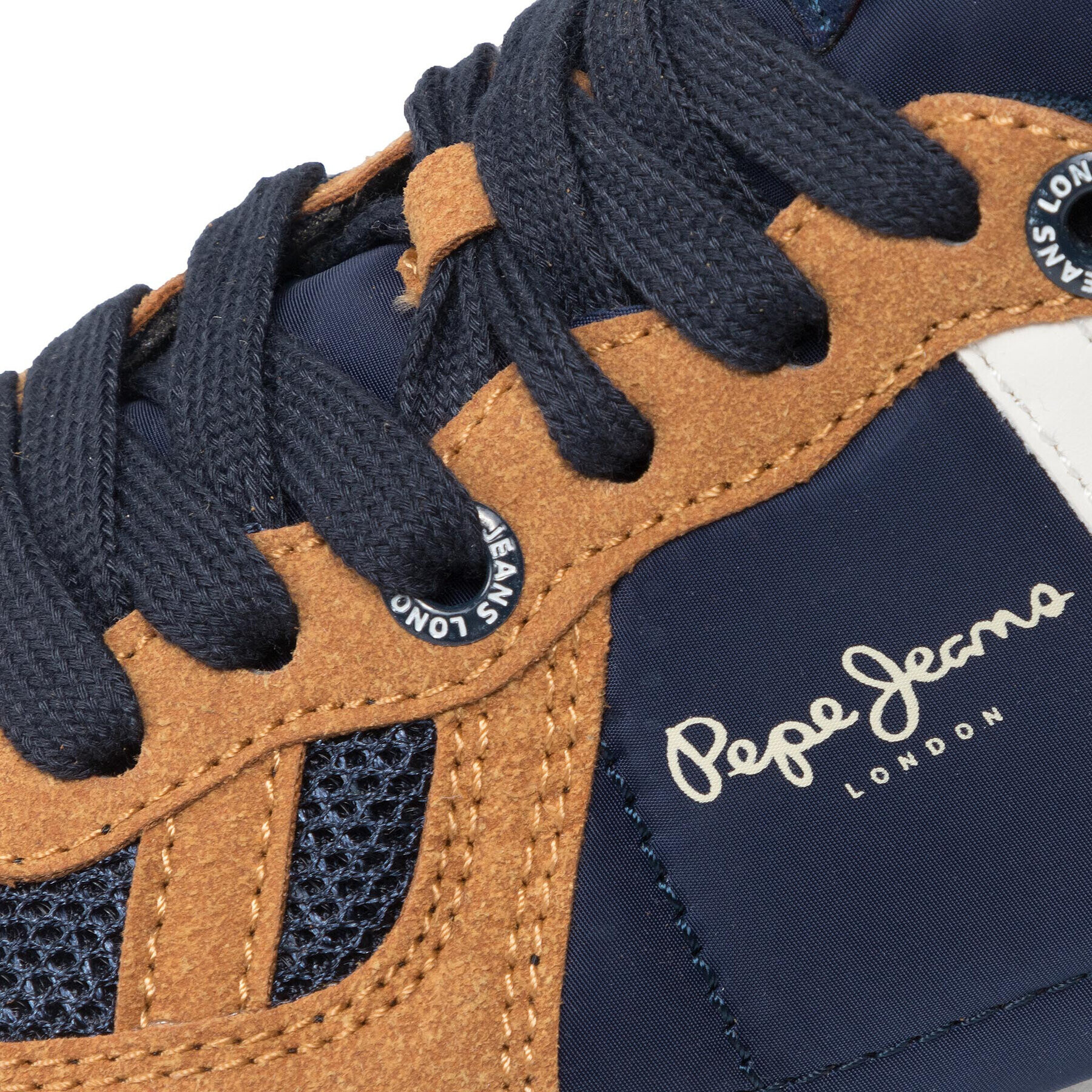 Pepe Jeans Sneakersy Sydney Combi Boy PBS30506 Tmavomodrá - Pepit.cz