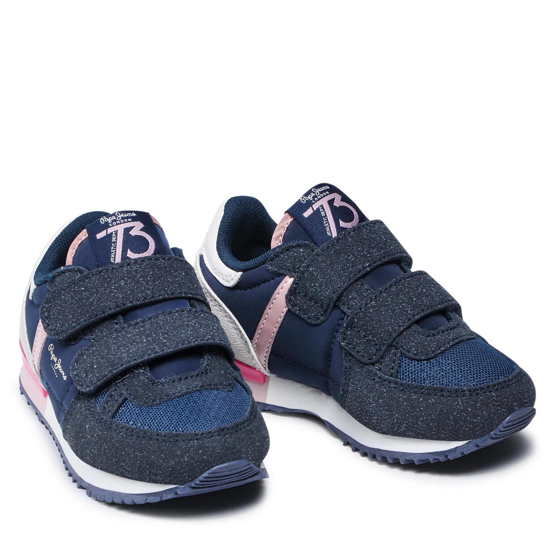 Pepe Jeans Sneakersy Sydney Combi Girl PGS30516 Tmavomodrá - Pepit.cz