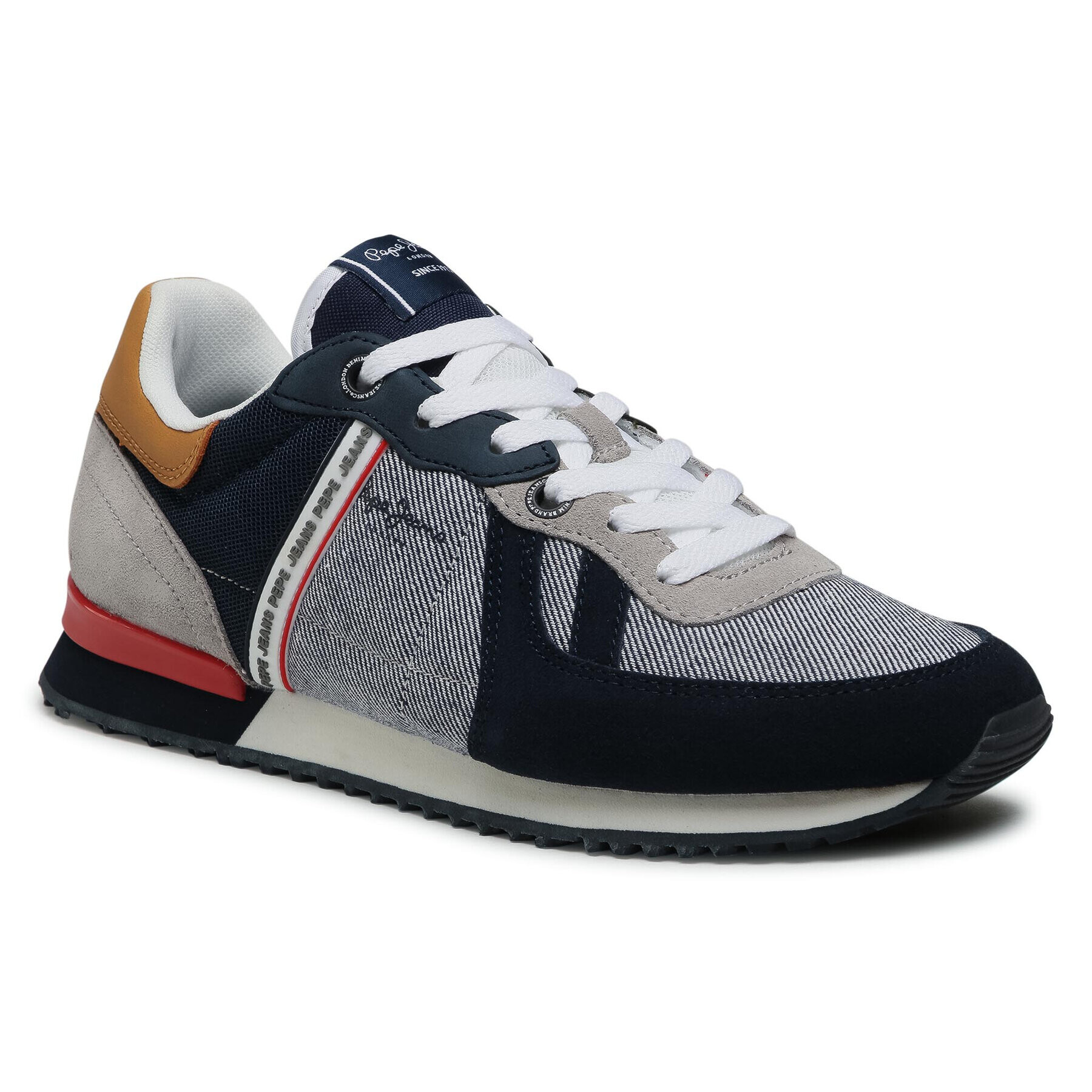 Pepe Jeans Sneakersy Tinker Zero 21 PMS30726 Tmavomodrá - Pepit.cz