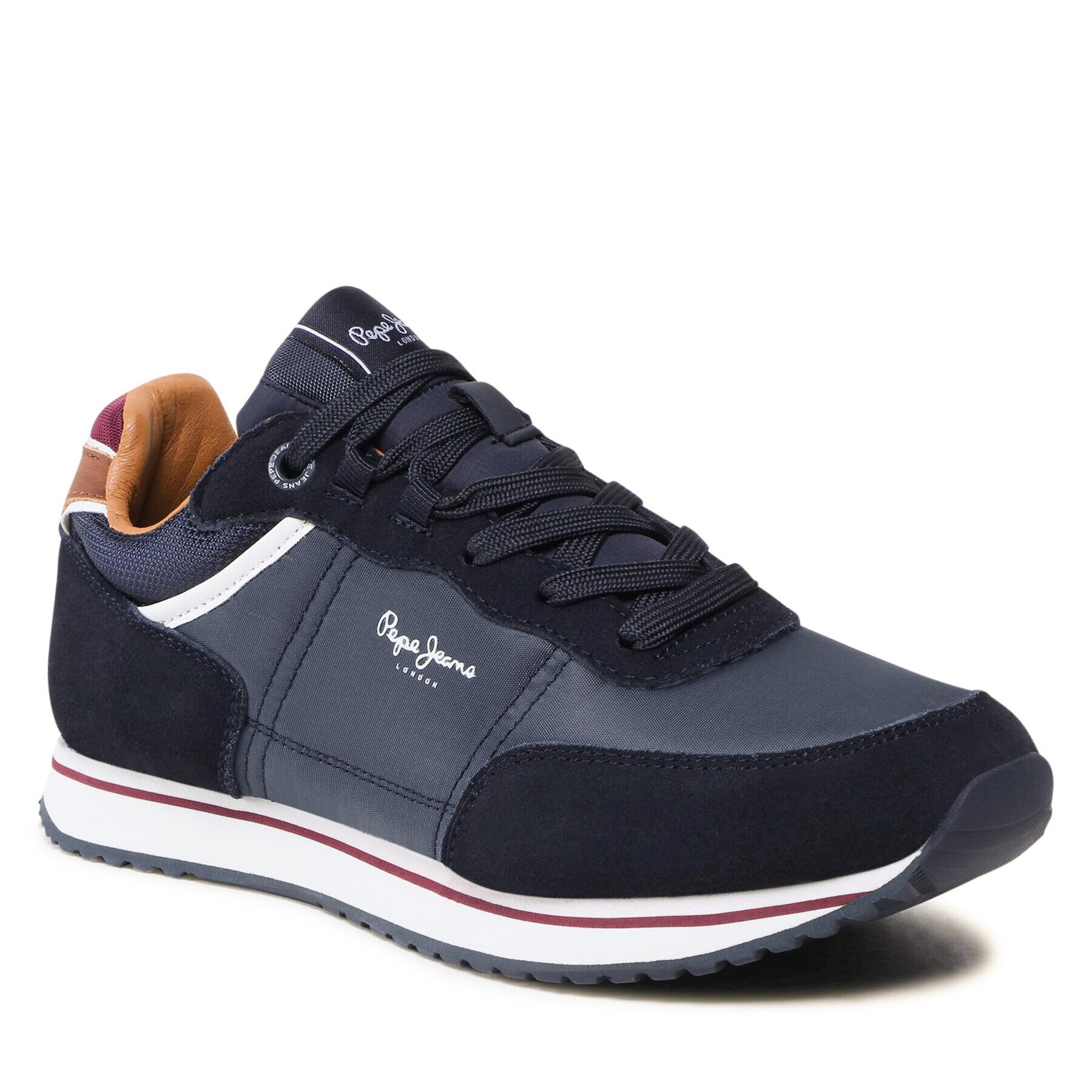 Pepe Jeans Sneakersy Tour Classic 22 PMS30883 Tmavomodrá - Pepit.cz