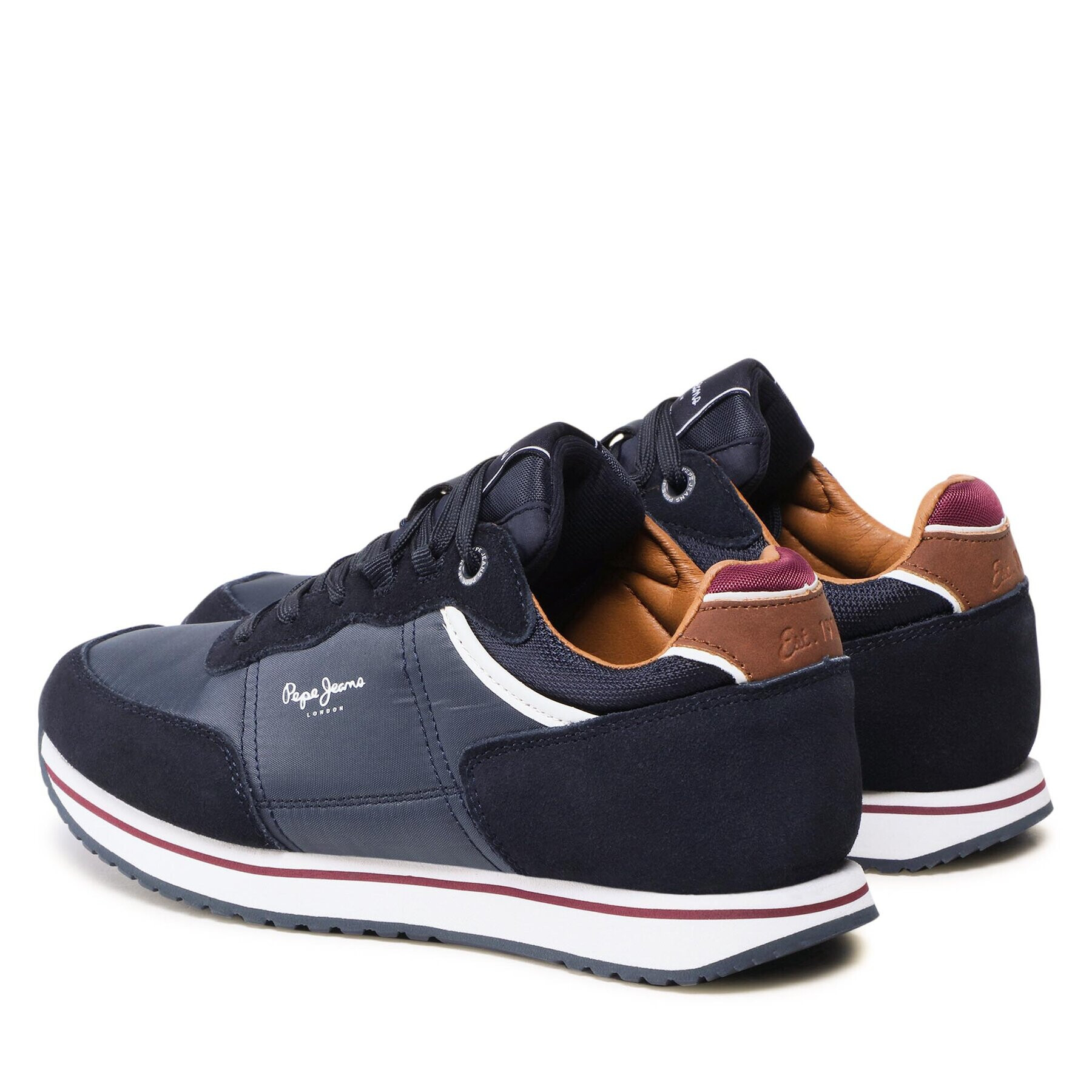 Pepe Jeans Sneakersy Tour Classic 22 PMS30883 Tmavomodrá - Pepit.cz