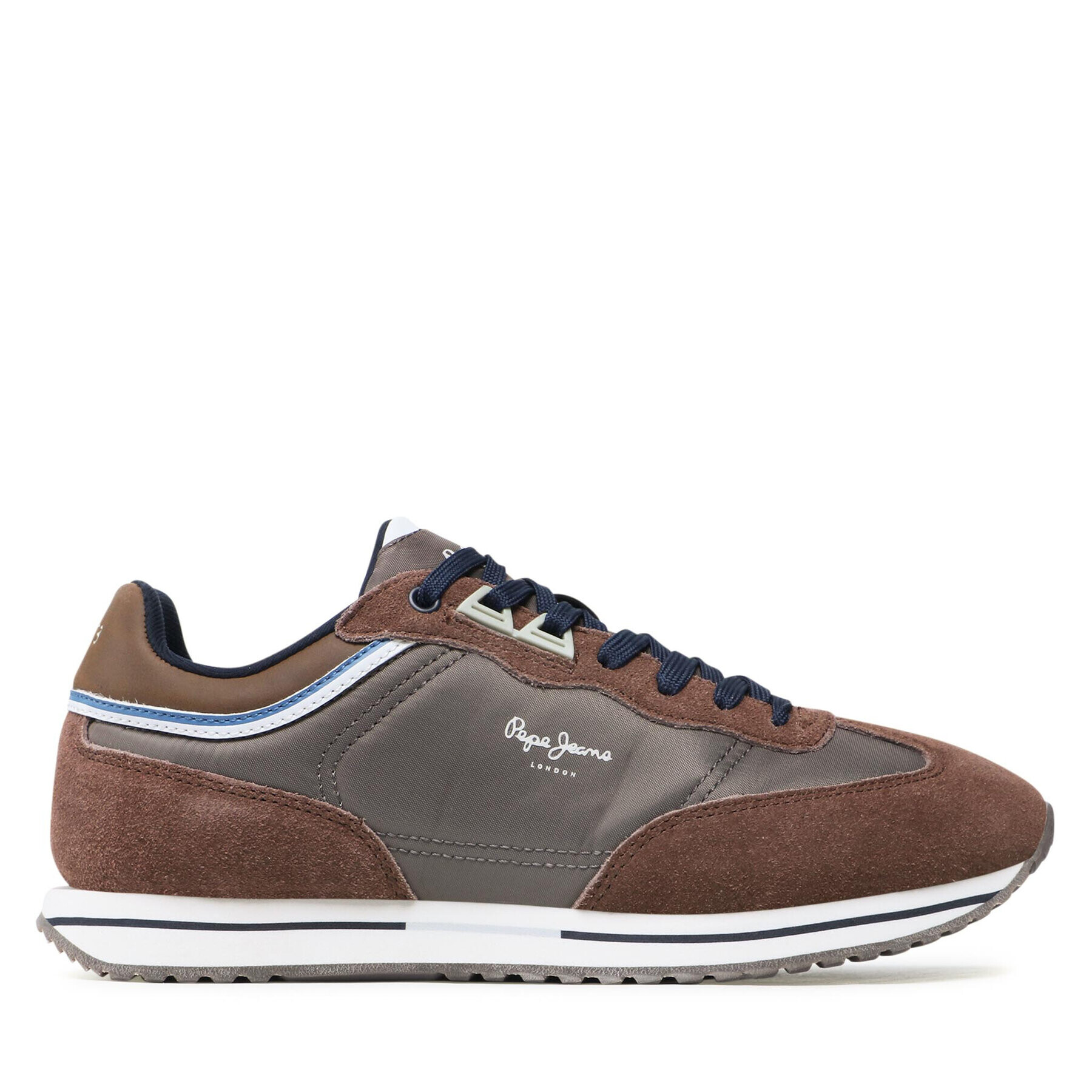 Pepe Jeans Sneakersy Tour Classic PMS30773 Hnědá - Pepit.cz