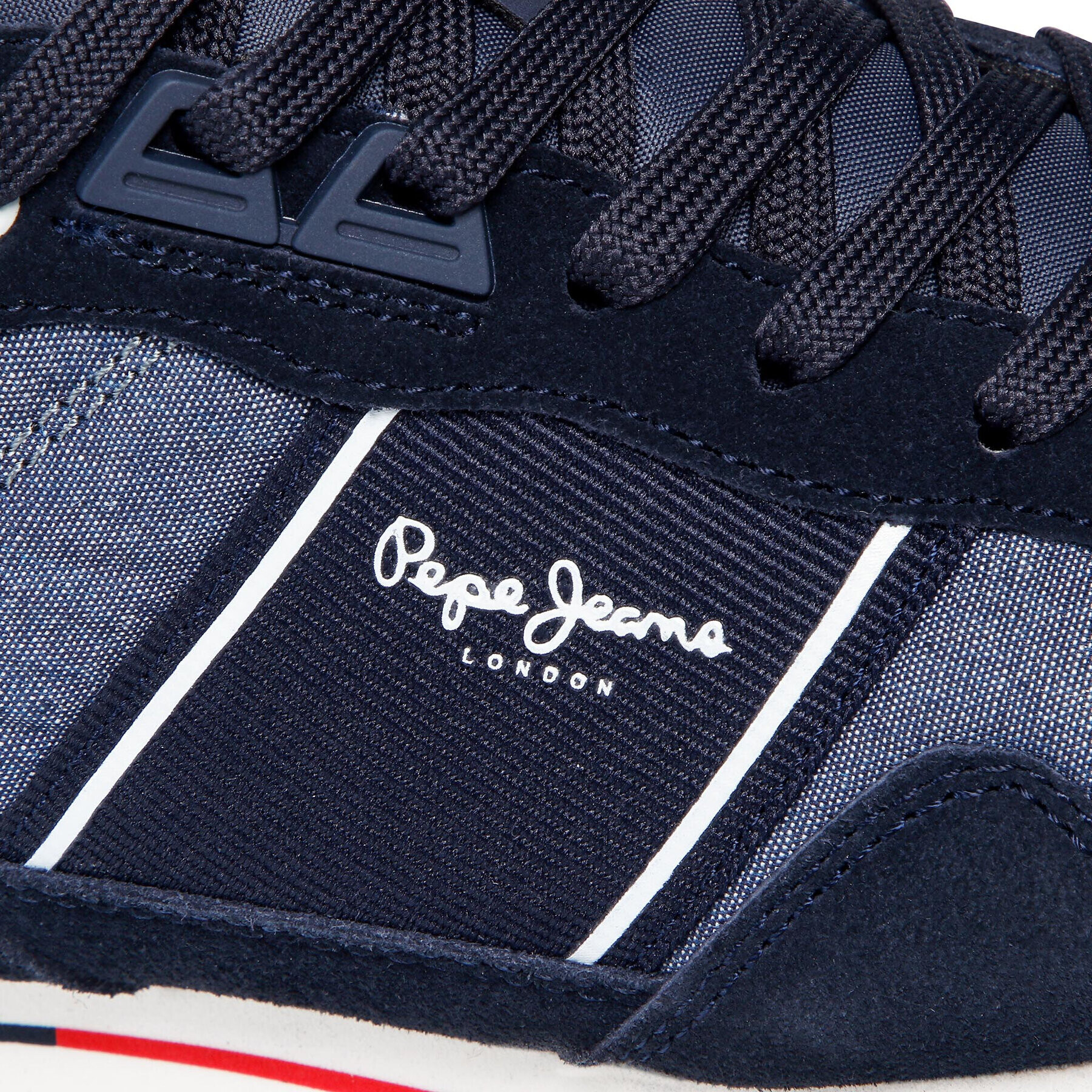 Pepe Jeans Sneakersy Tour Club Chambray PMS30798 Tmavomodrá - Pepit.cz