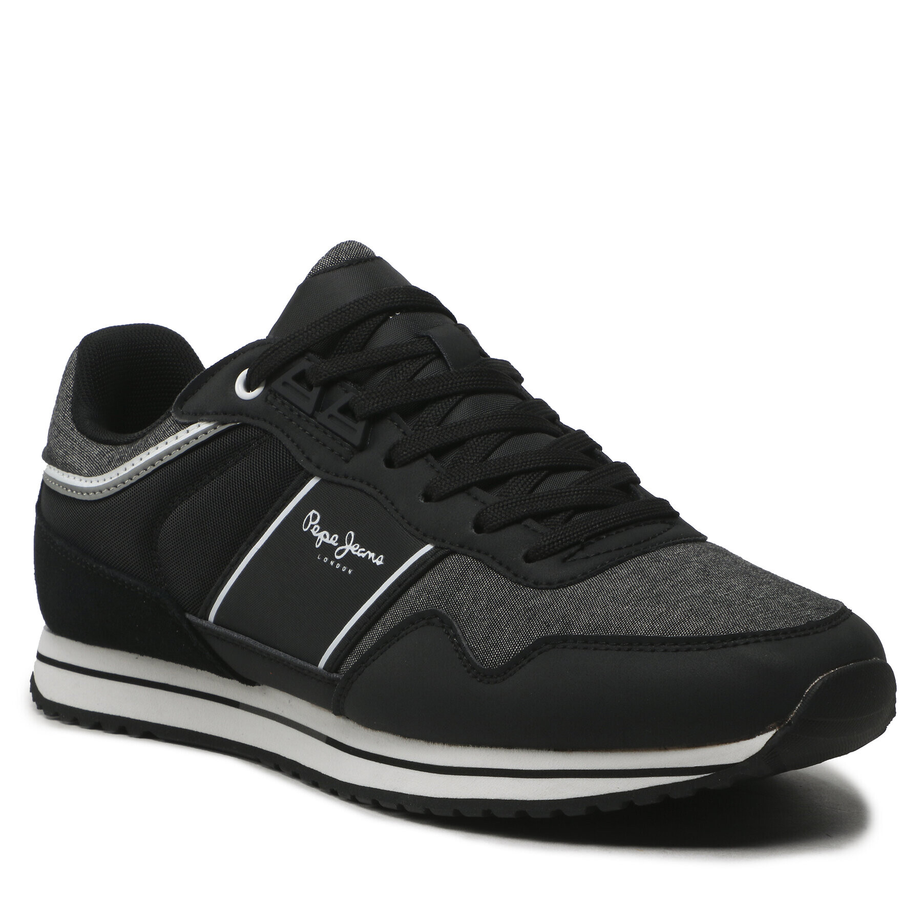 Pepe Jeans Sneakersy Tour Club PMS30908 Černá - Pepit.cz