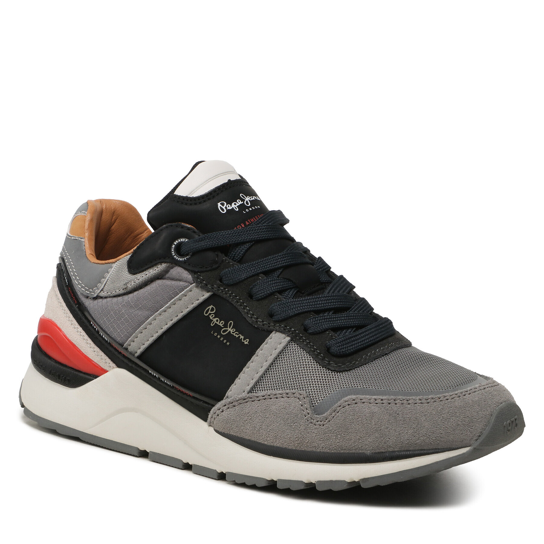 Pepe Jeans Sneakersy X20 Basic Urban PMS30783 Šedá - Pepit.cz