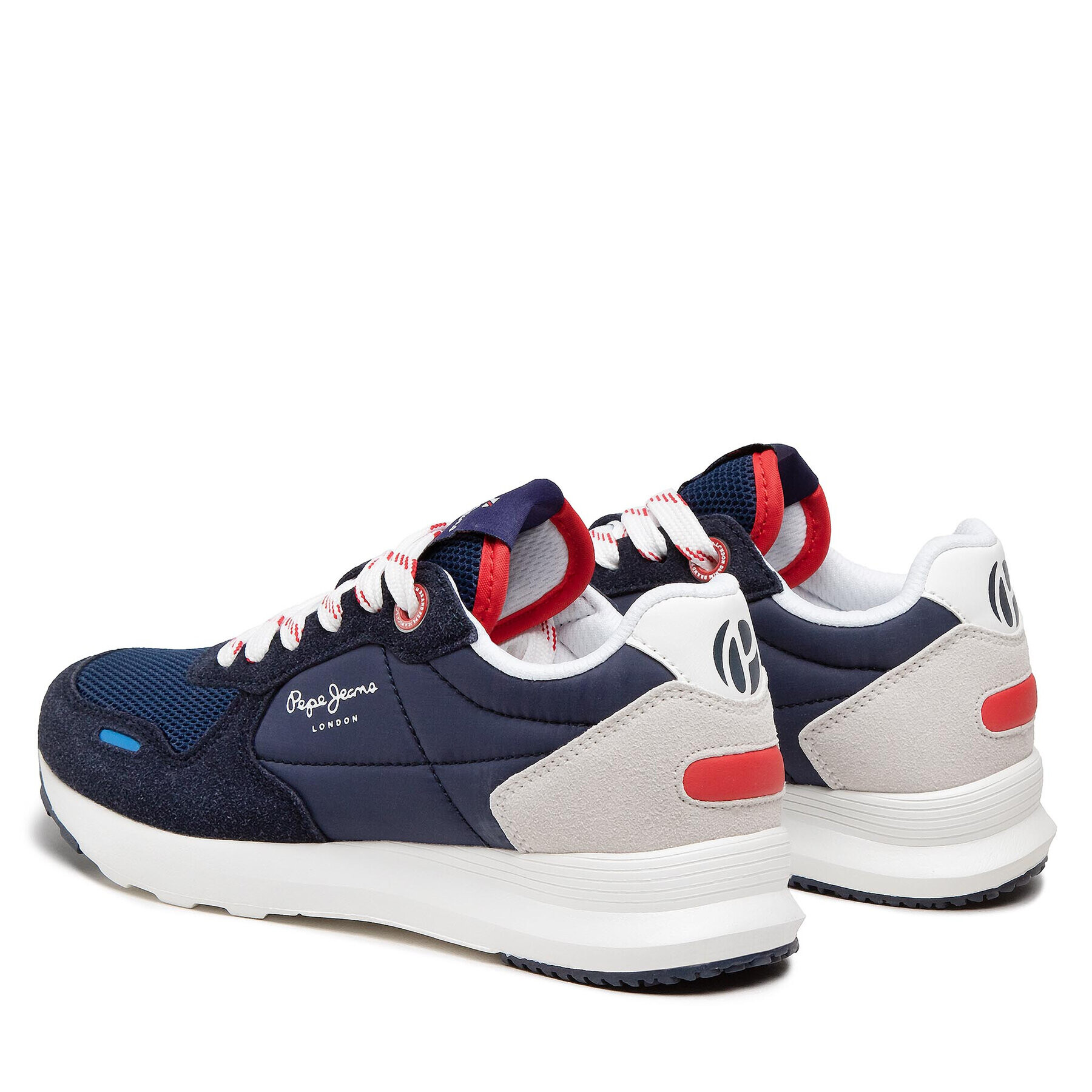 Pepe Jeans Sneakersy York Basic Boy PBS30515 Tmavomodrá - Pepit.cz