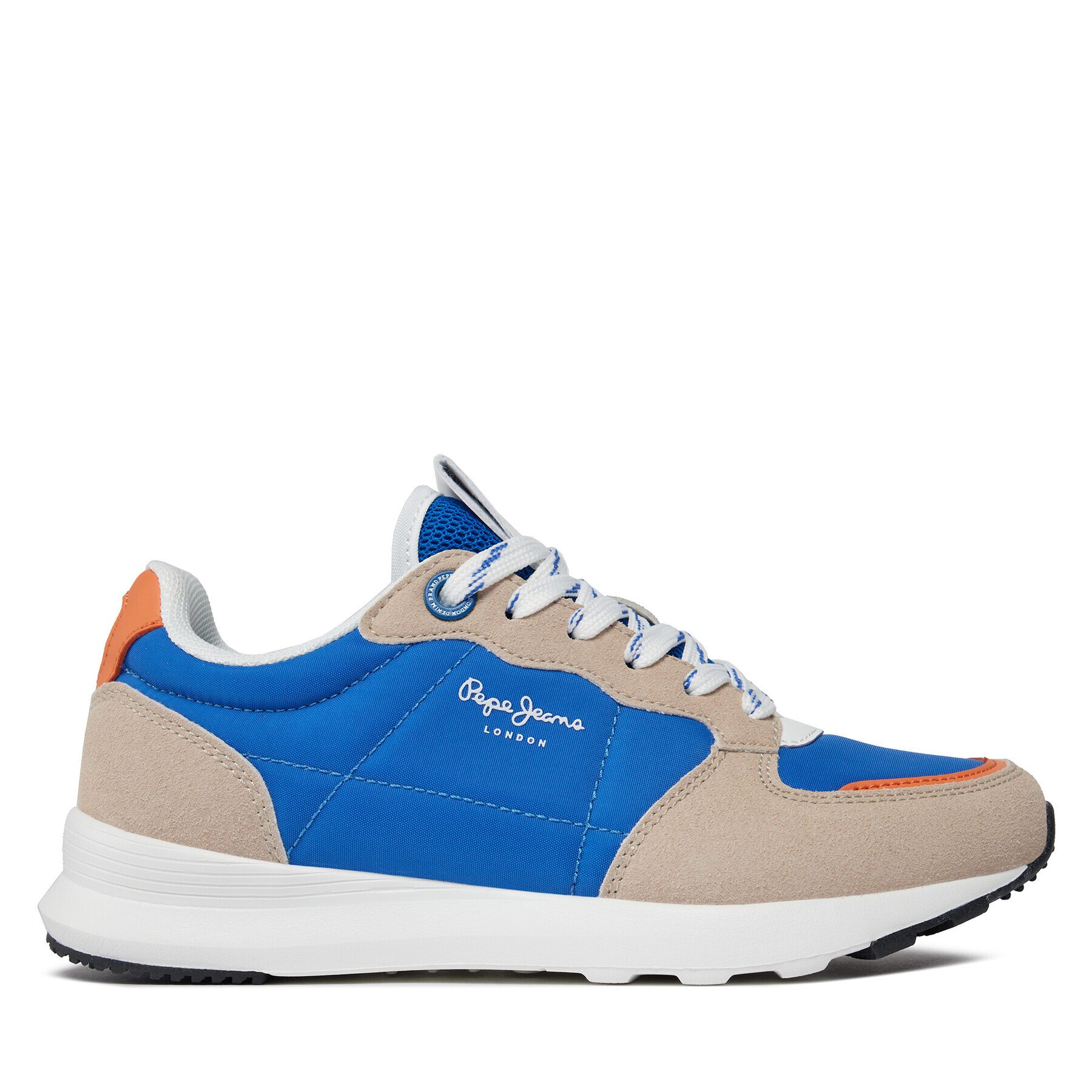 Pepe Jeans Sneakersy York Mix B PBS30561 Modrá - Pepit.cz