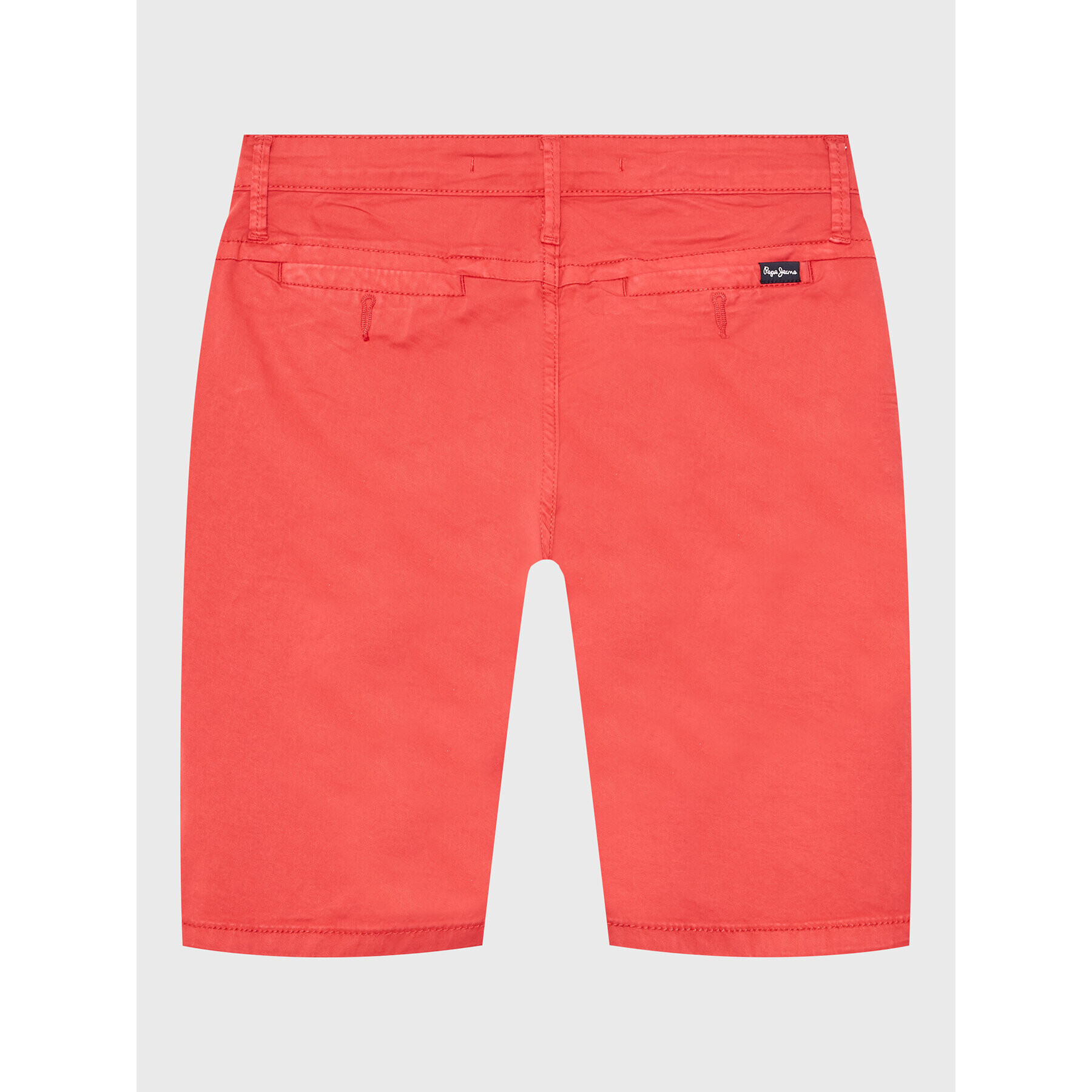 Pepe Jeans Šortky z materiálu Blueburn Short PB800726C75 Červená Regular Fit - Pepit.cz