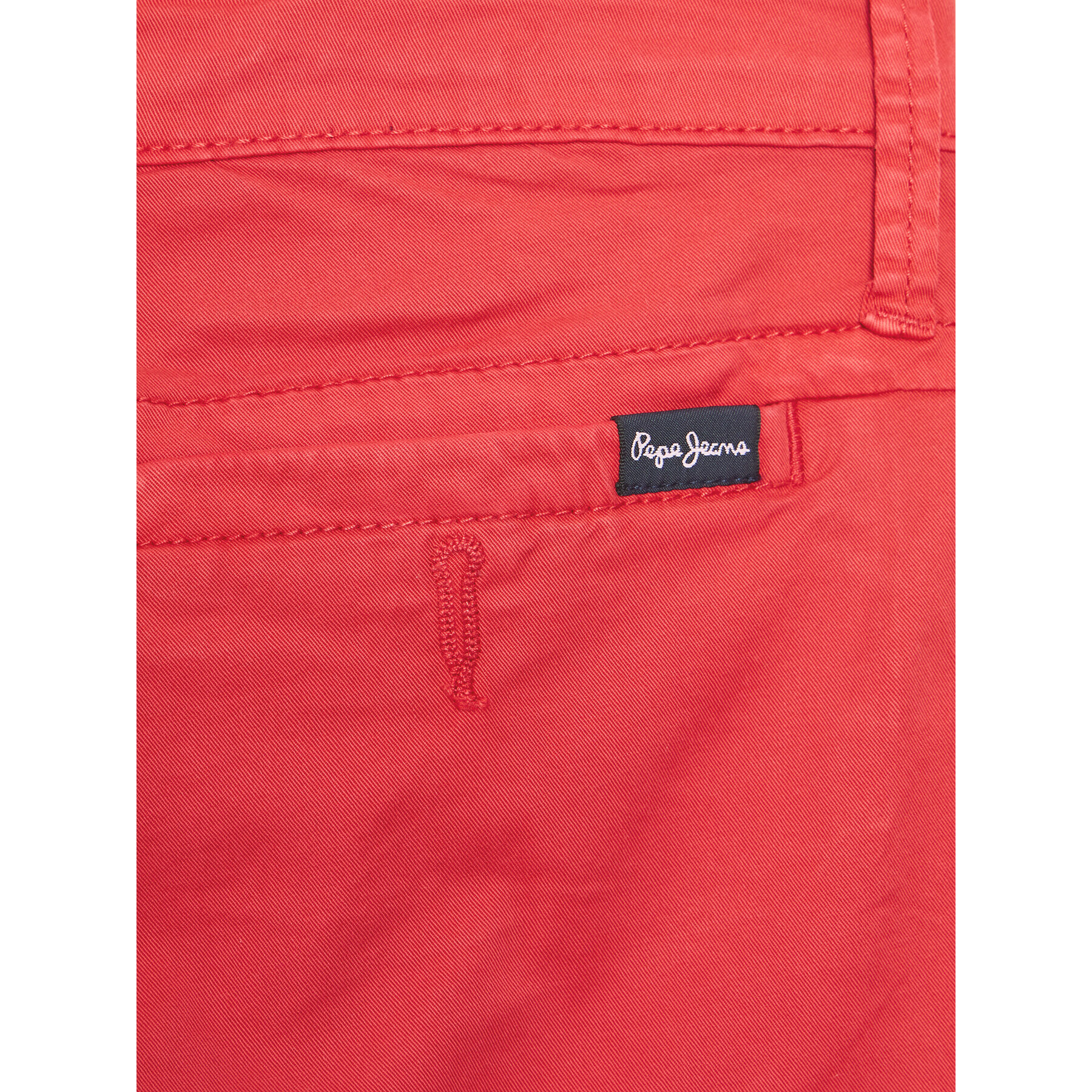 Pepe Jeans Šortky z materiálu Blueburn Short PB800726C75 Červená Regular Fit - Pepit.cz