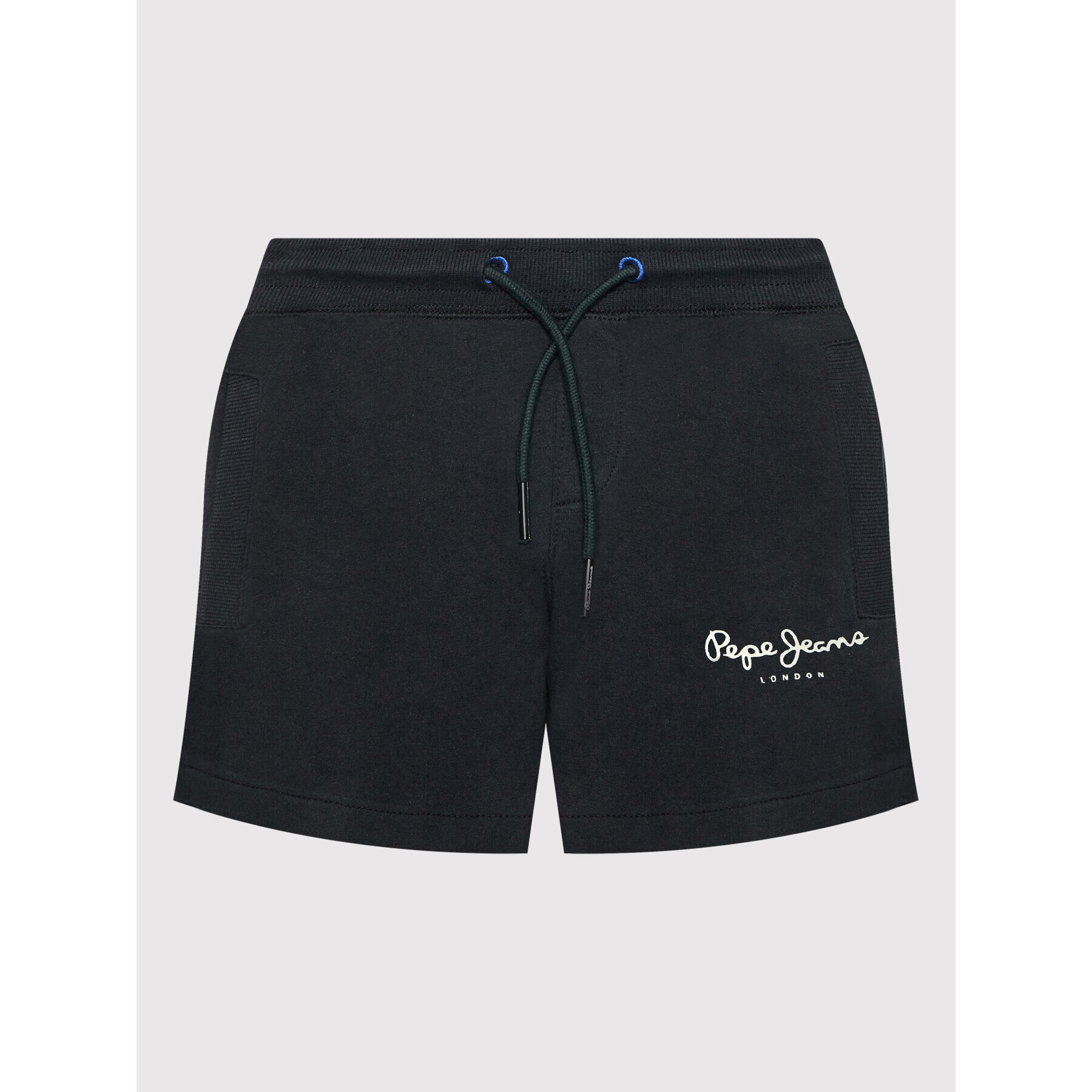 Pepe Jeans Šortky z materiálu Georgie PB800685 Černá Regular Fit - Pepit.cz