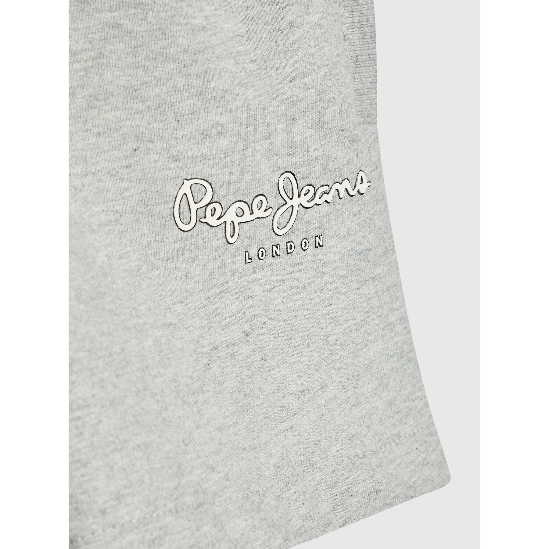 Pepe Jeans Šortky z materiálu Georgie PB800685 Šedá Regular Fit - Pepit.cz