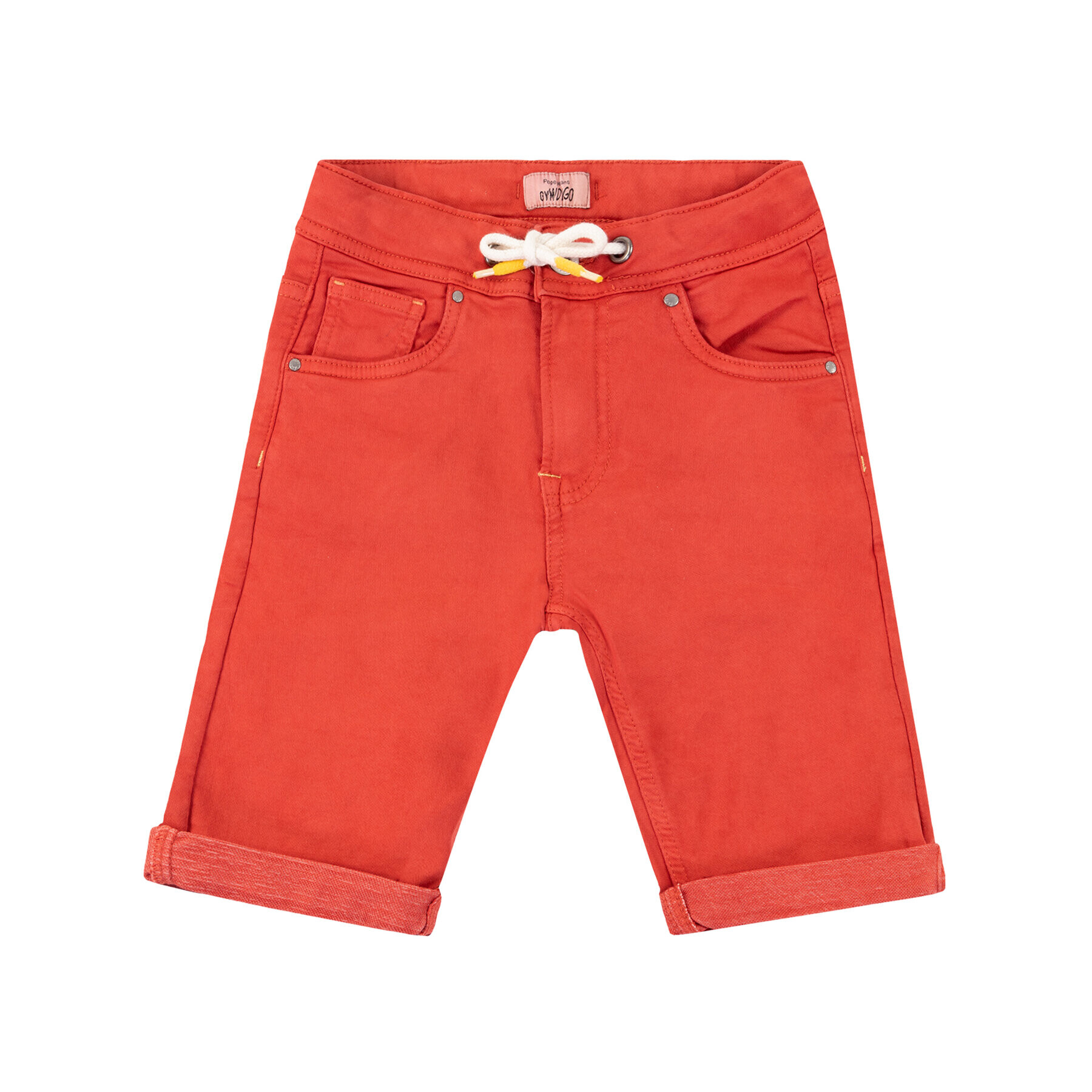 Pepe Jeans Šortky z materiálu Joe PB800498 Oranžová Regular Fit - Pepit.cz